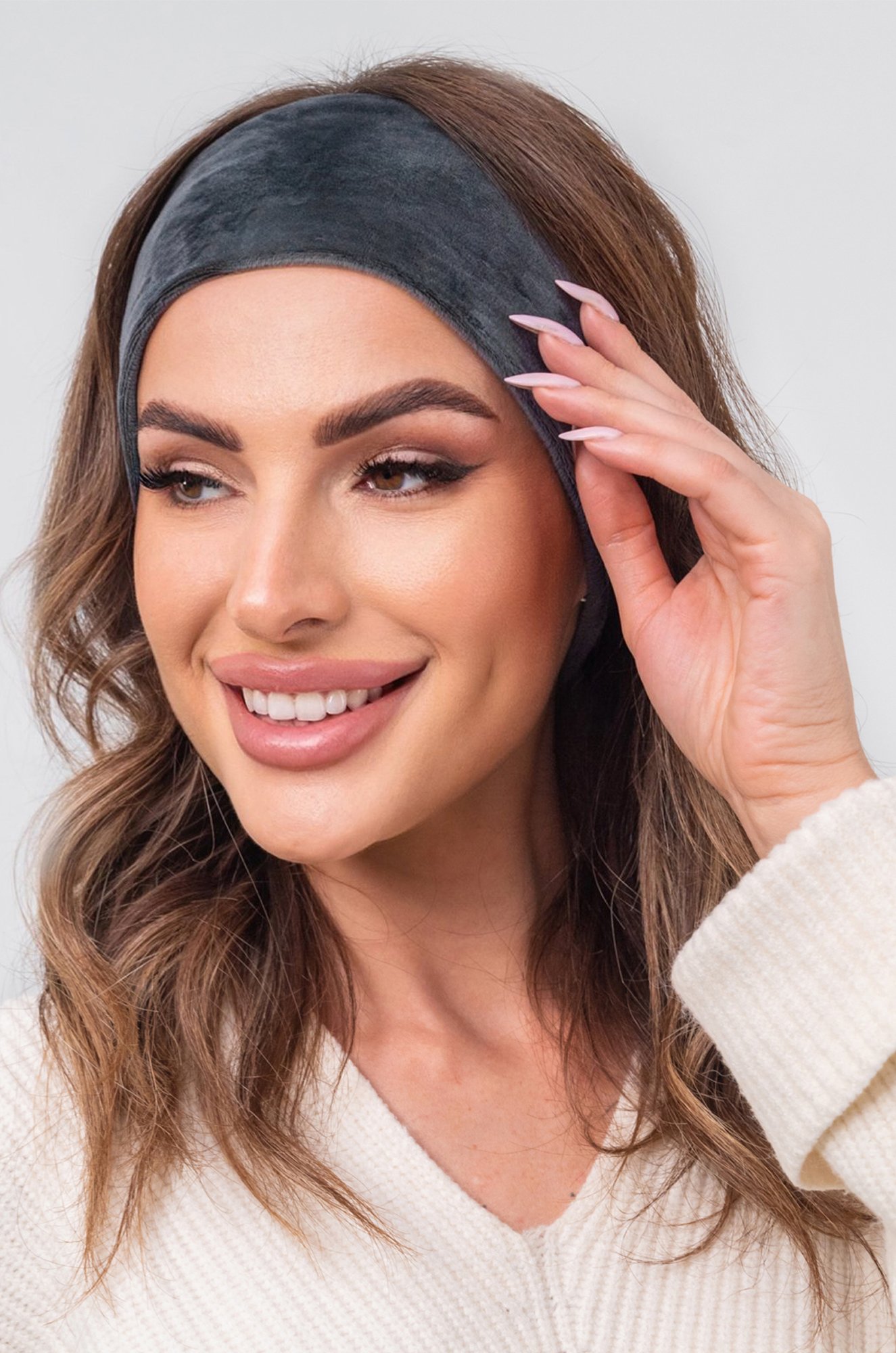 Повязка на голову из велюра Happyfox