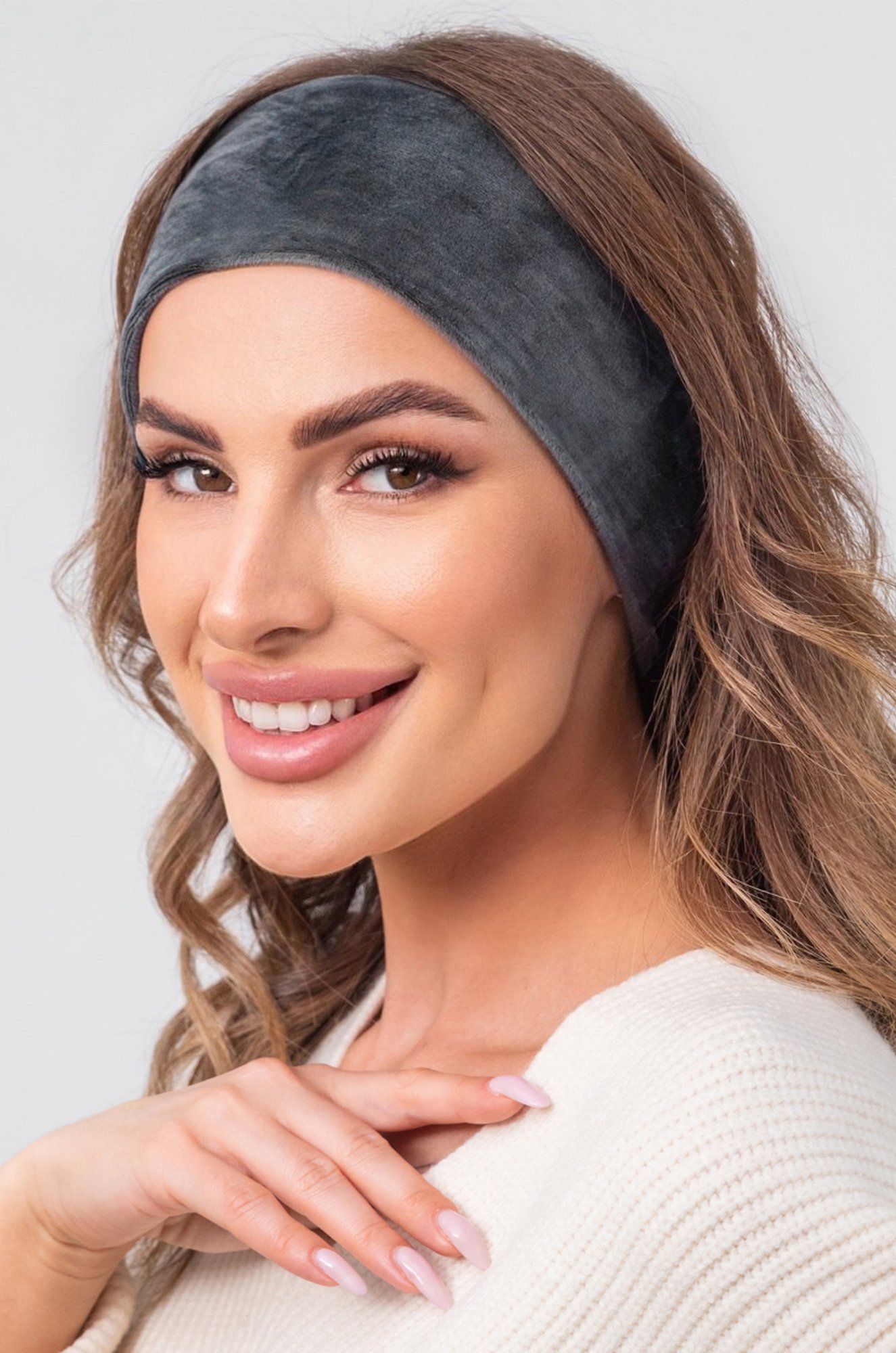 Повязка на голову из велюра Happyfox