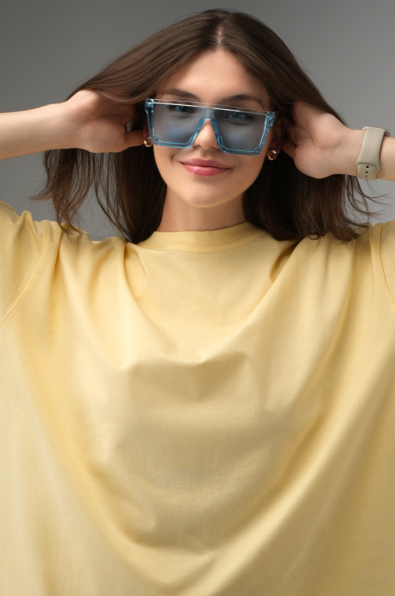 Женская футболка оверсайз Happyfox