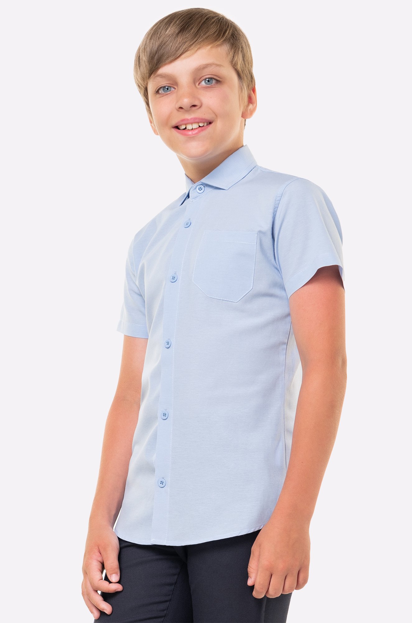 Рубашка с коротким рукавом для мальчика Happy Fox