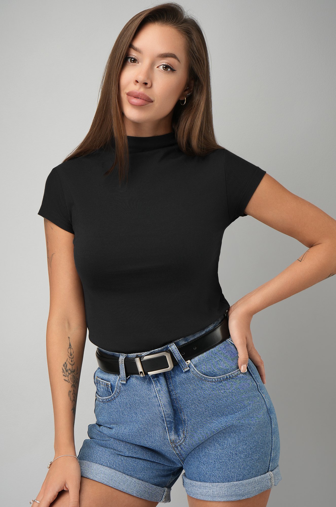 Женская облегающая футболка Happyfox