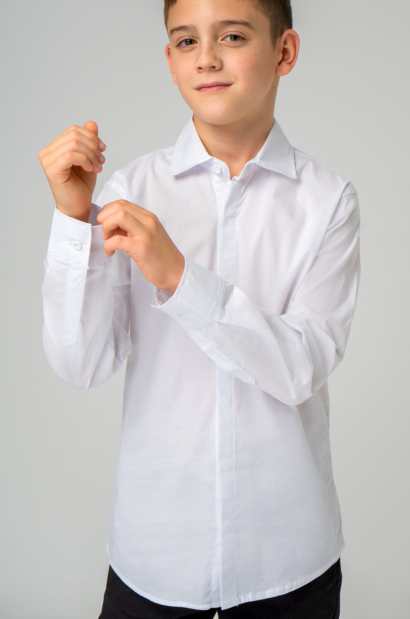 
Рубашка для мальчика с длинным рукавом Happyfox