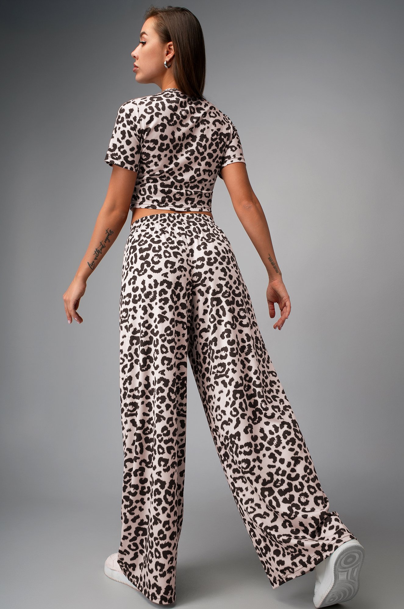 Женский летний костюм в рубчик Happyfox