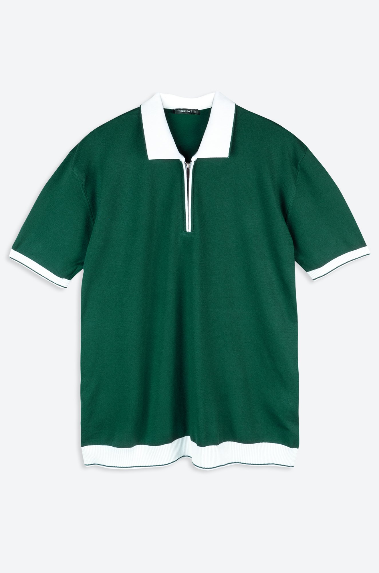 Мужская футболка-поло из вязаного трикотажа Happyfox