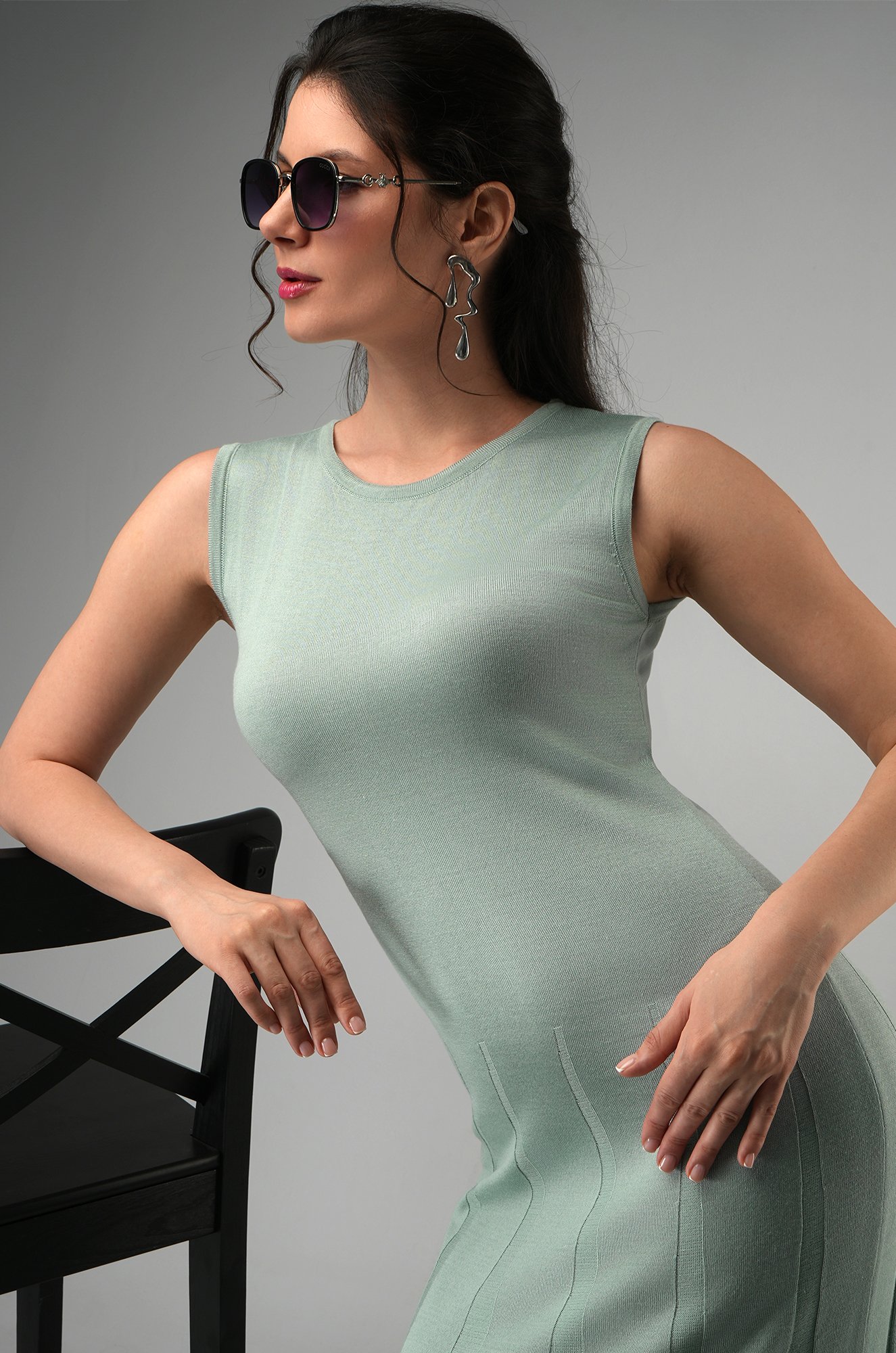 Женское вязаное платье Happyfox