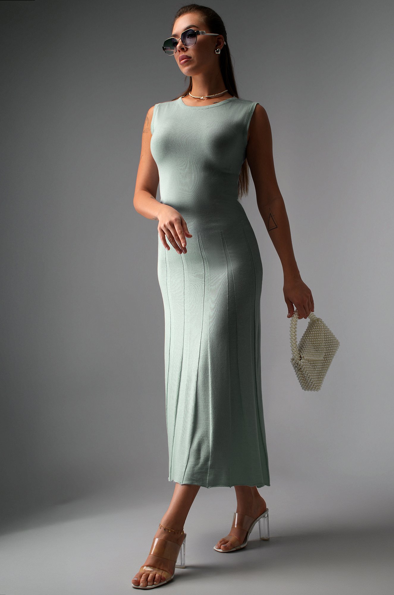 Женское вязаное платье Happyfox