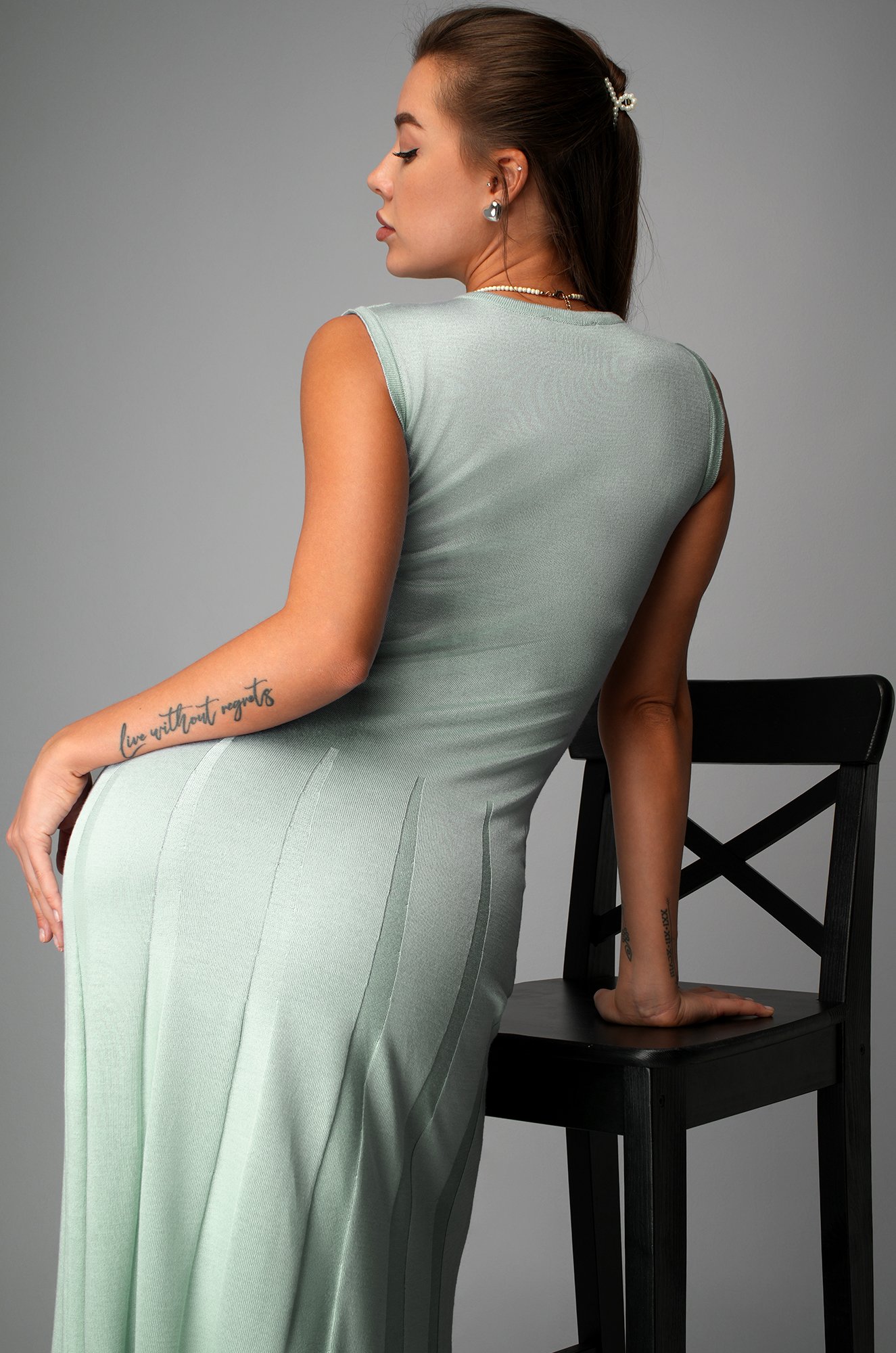 Женское вязаное платье Happyfox