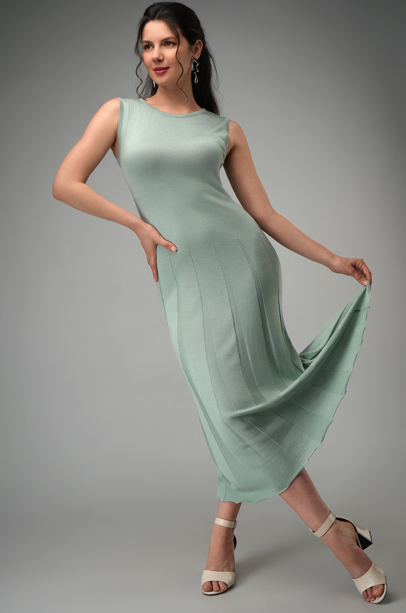 Женское вязаное платье Happyfox