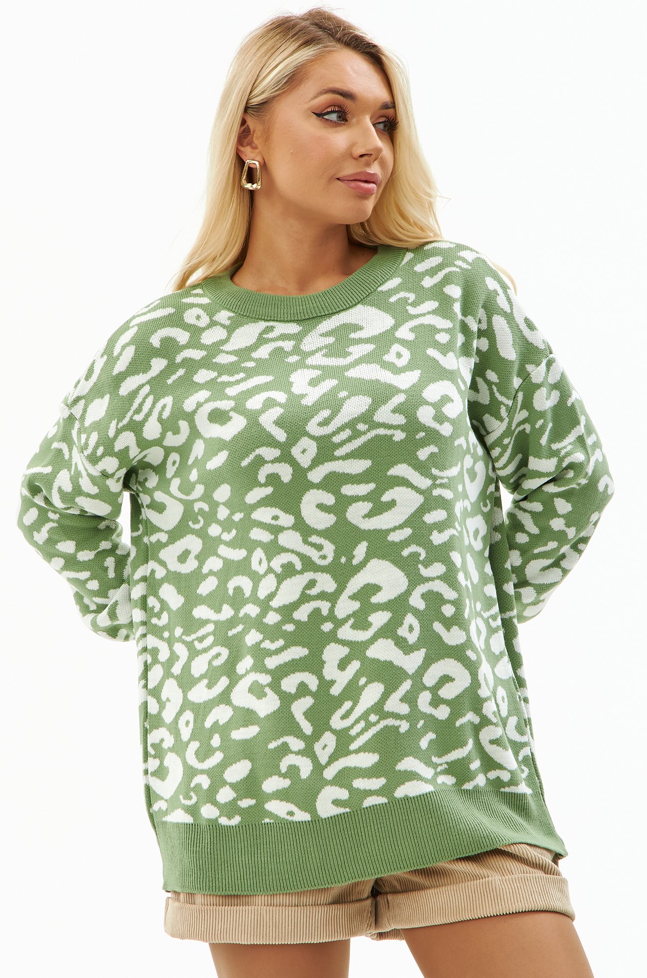 Женский свитер оверсайз Happyfox