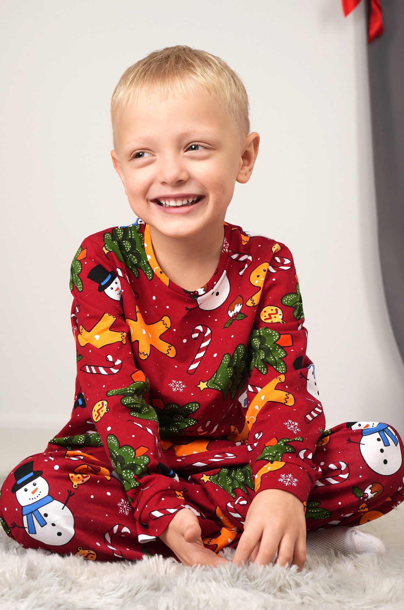 Детская новогодняя пижама Happyfox