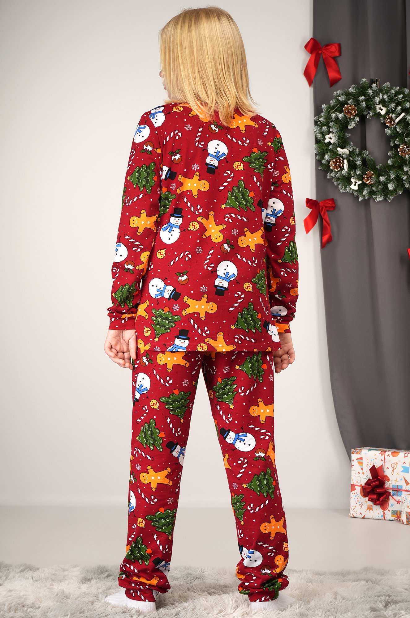 Детская новогодняя пижама Happyfox