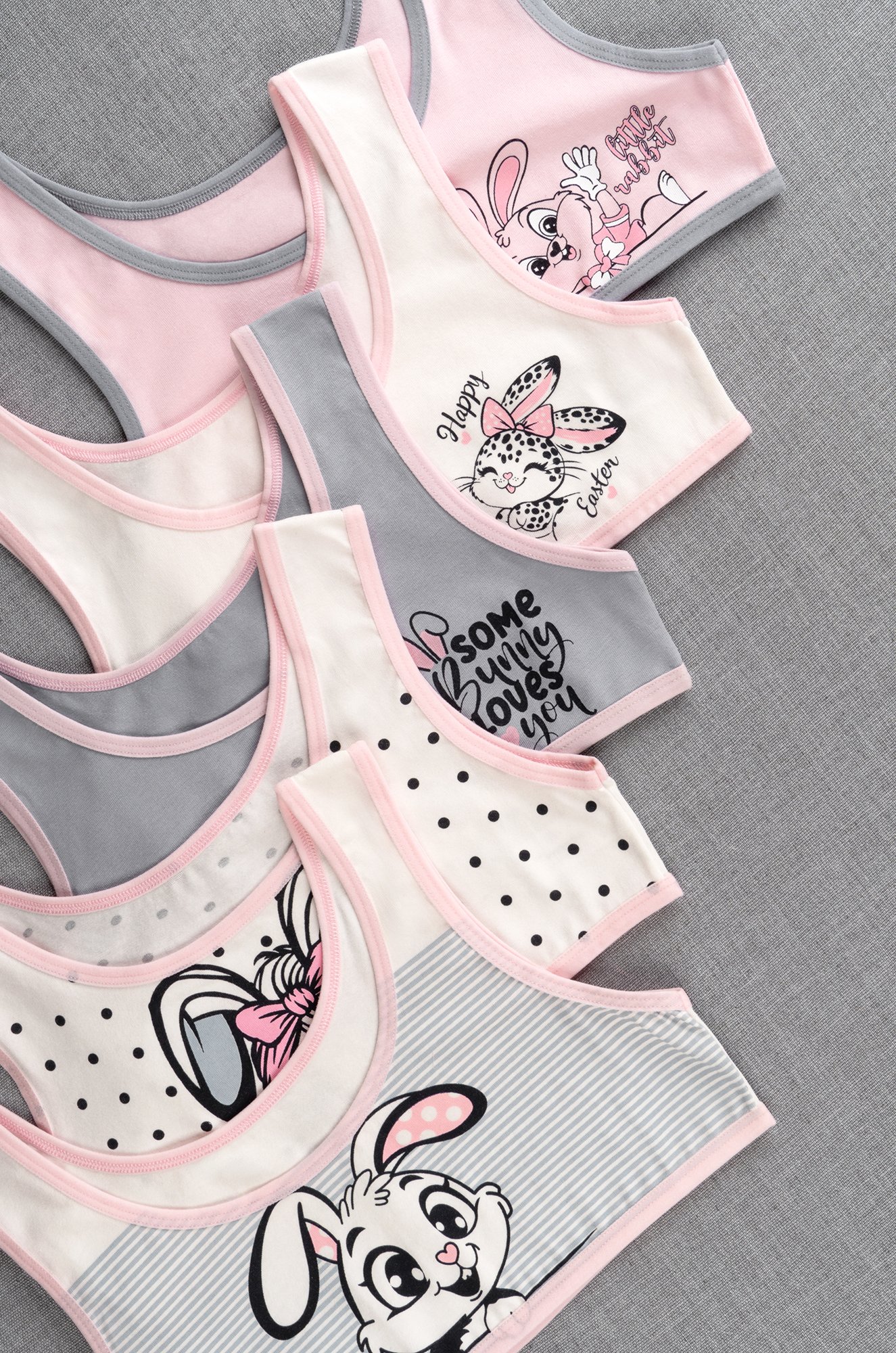 Майка-топ для девочки 5шт. Happyfox