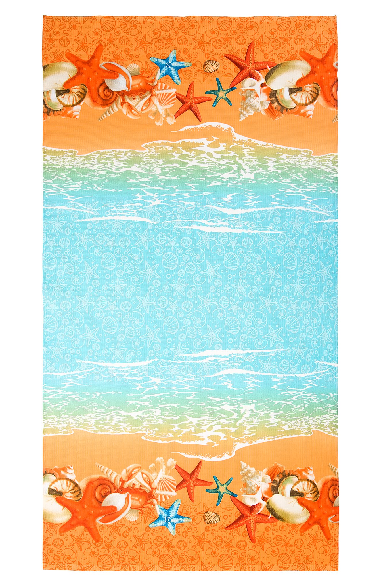 Полотенце пляжное вафельное Happy Fox Home