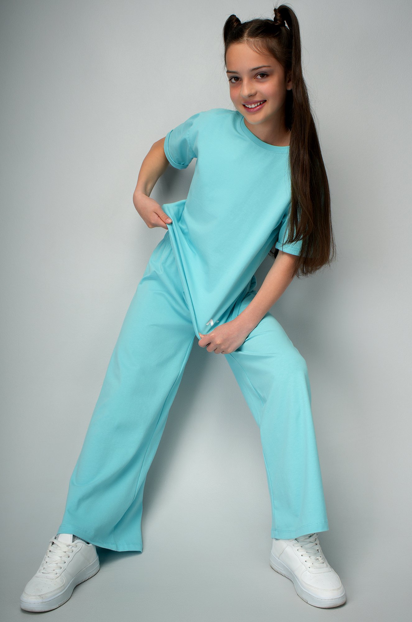 Костюм для девочки с брюками палаццо Happyfox