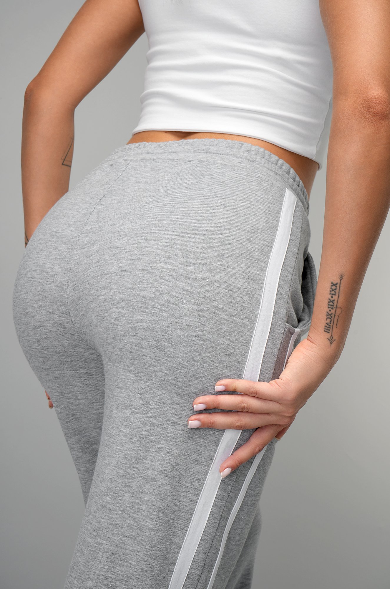 Женские брюки из футера двухнитки Happyfox