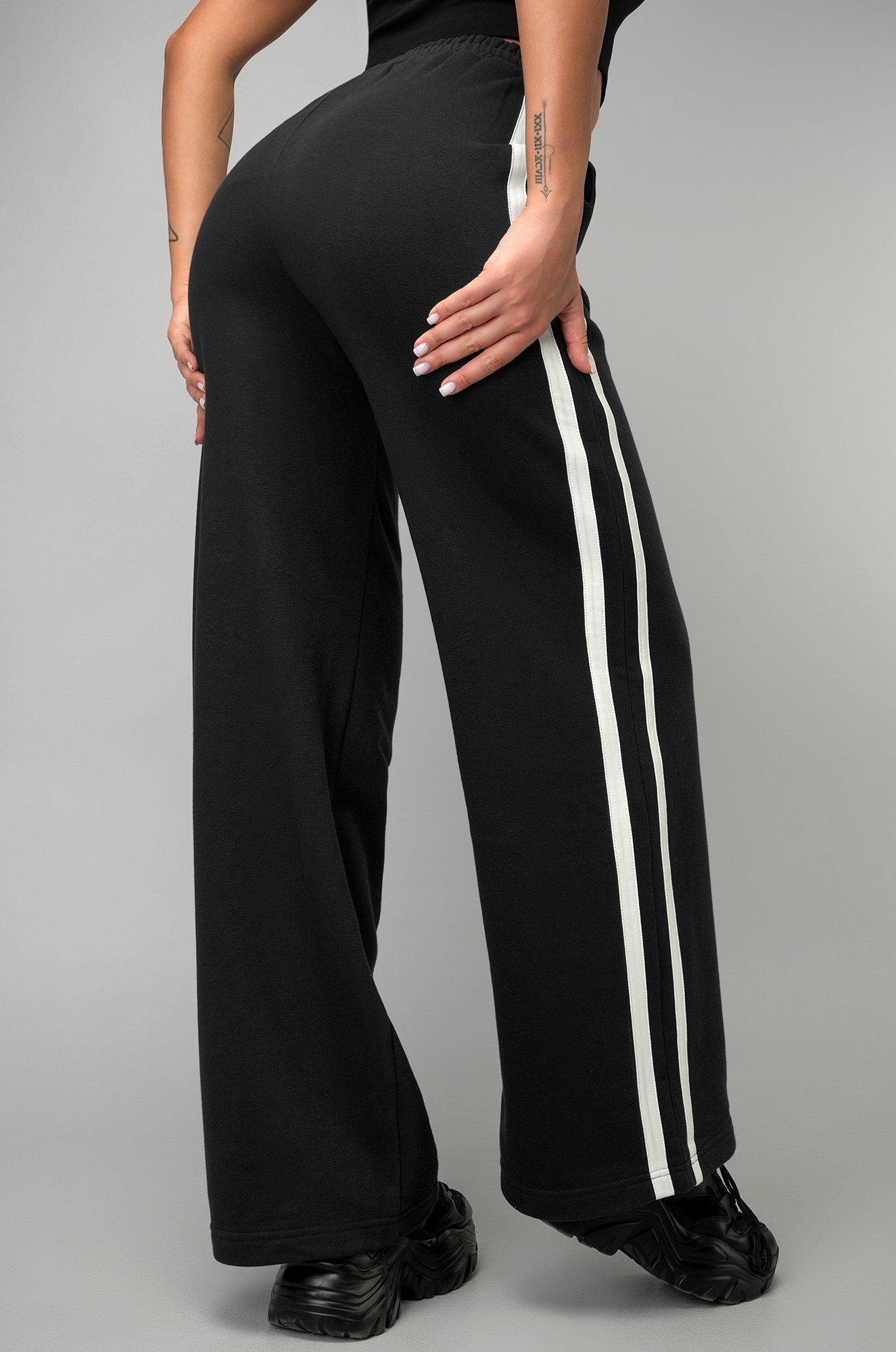 Женские брюки из футера двухнитки Happyfox