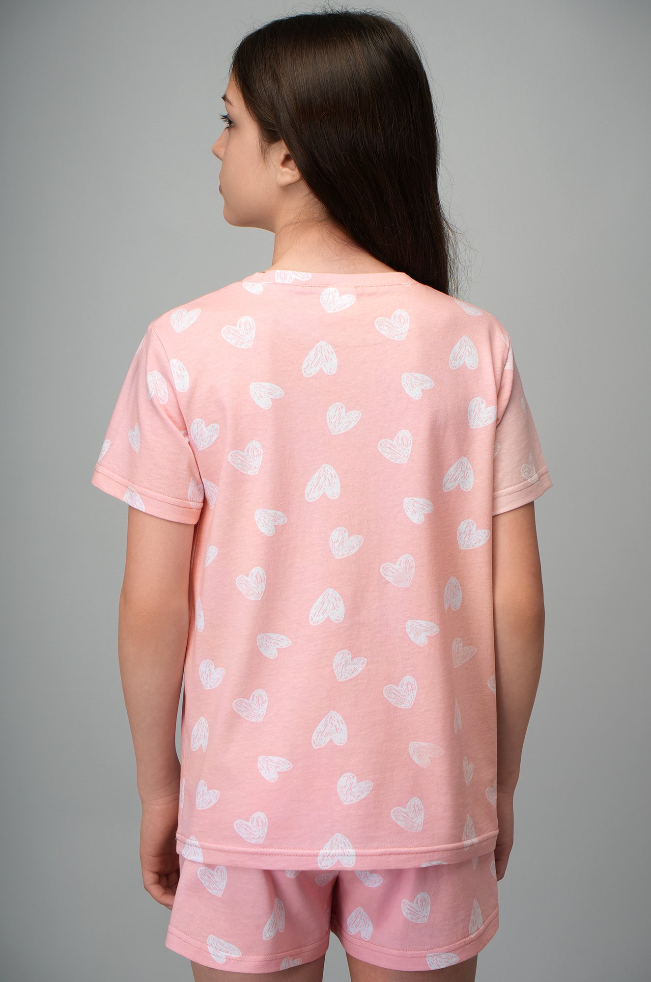 Хлопковая пижама для девочки с шортами Happyfox