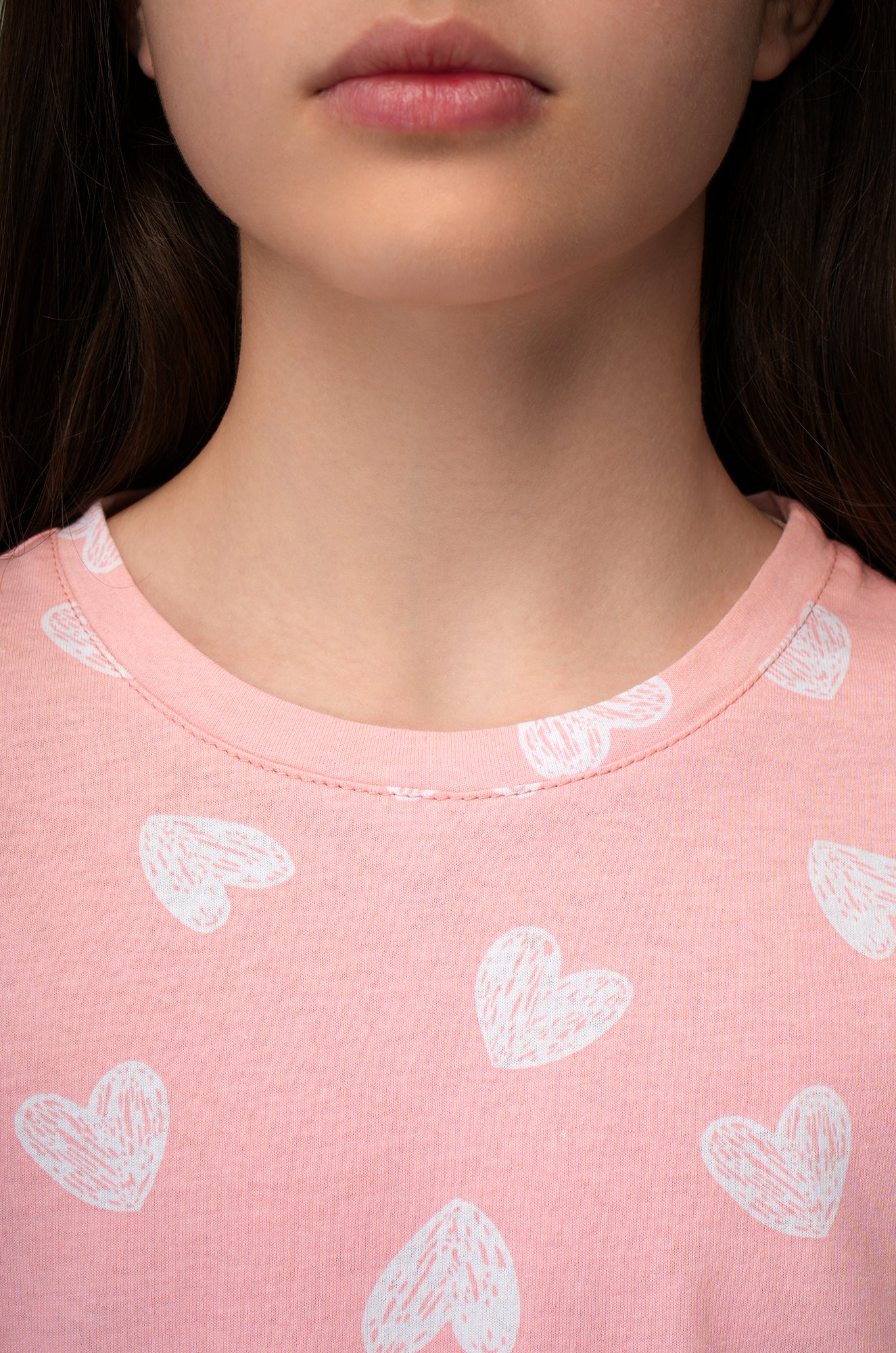 Хлопковая пижама для девочки с шортами Happyfox