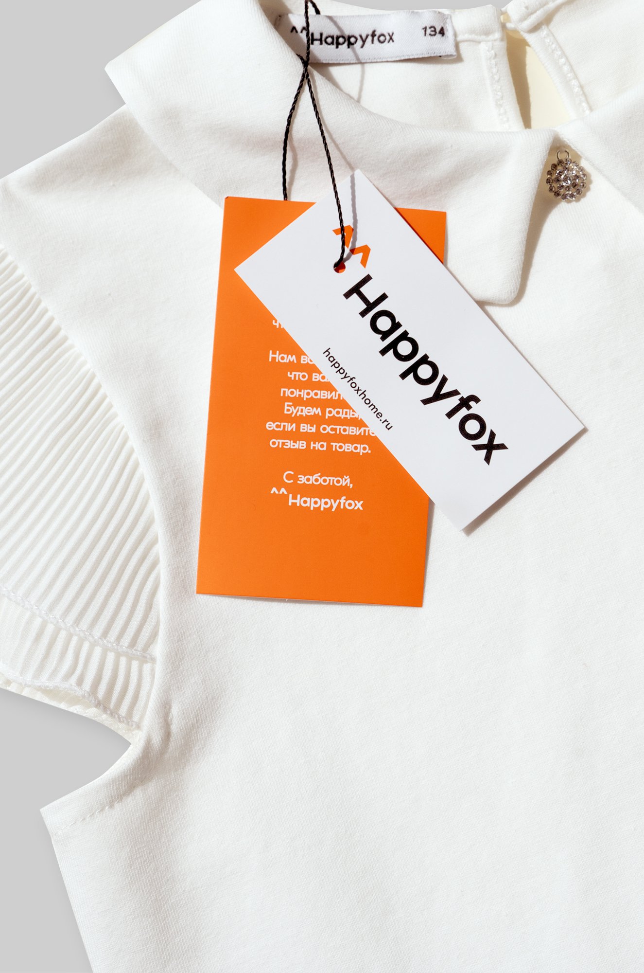 Блузка для девочки с коротким рукавом Happyfox