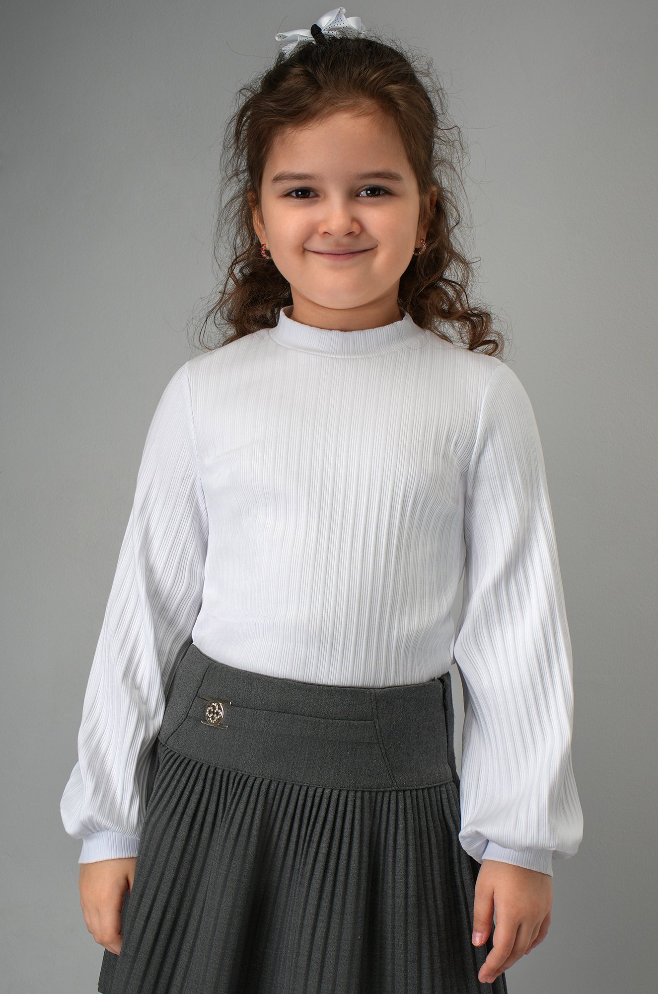 Блузка для девочки с длинным рукавом Happyfox