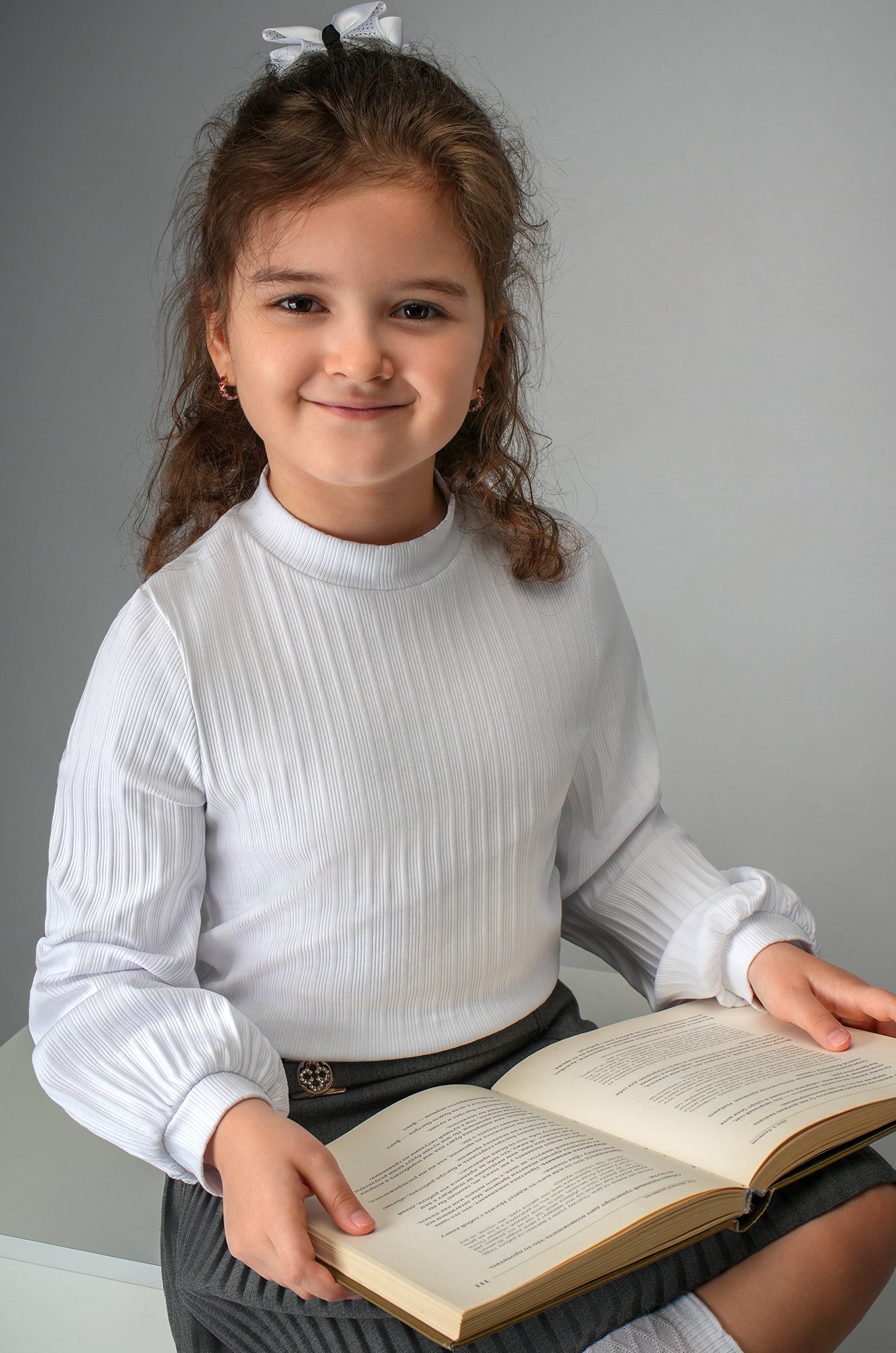 Блузка для девочки с длинным рукавом Happyfox