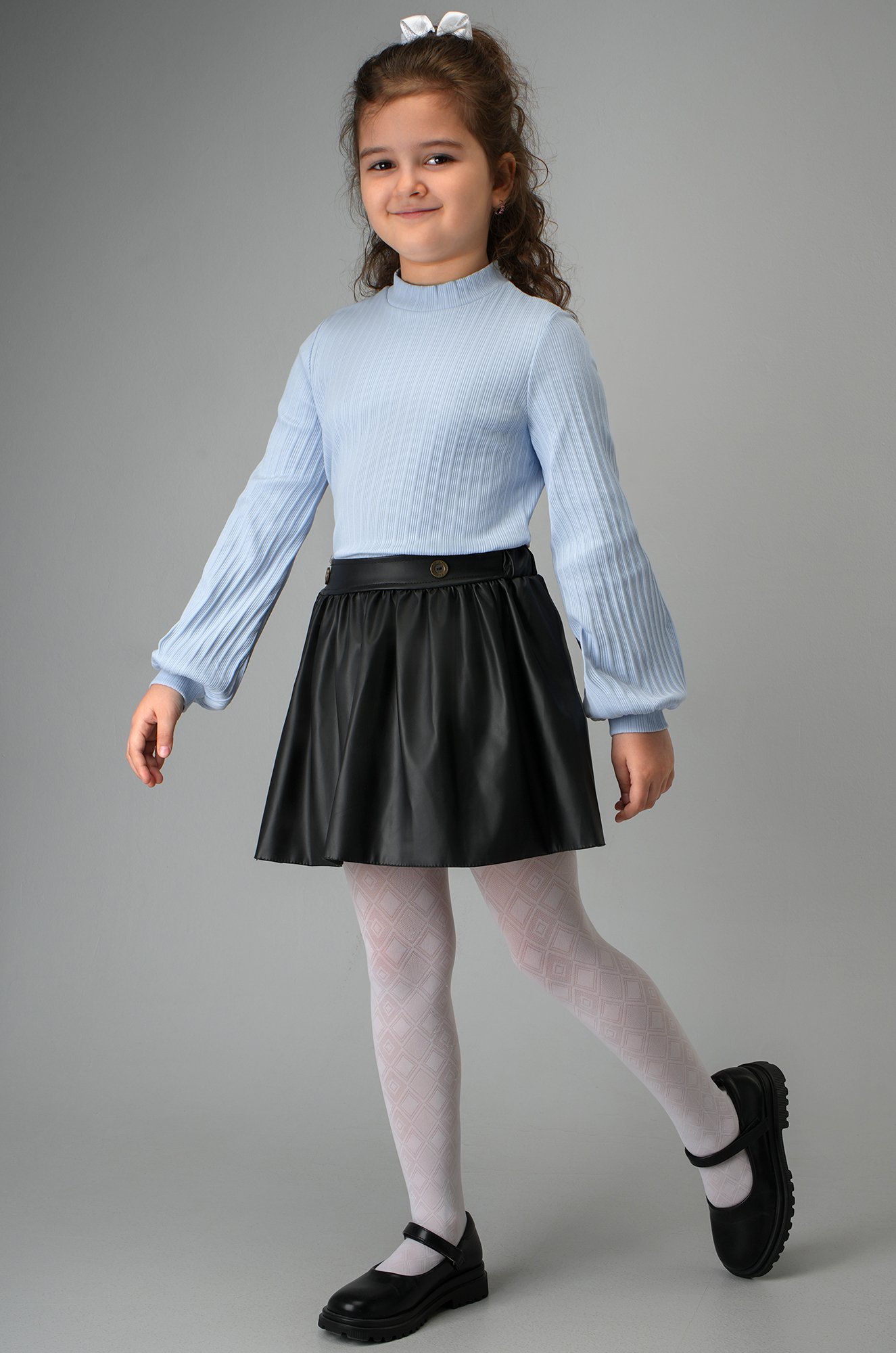 Блузка для девочки с длинным рукавом Happyfox