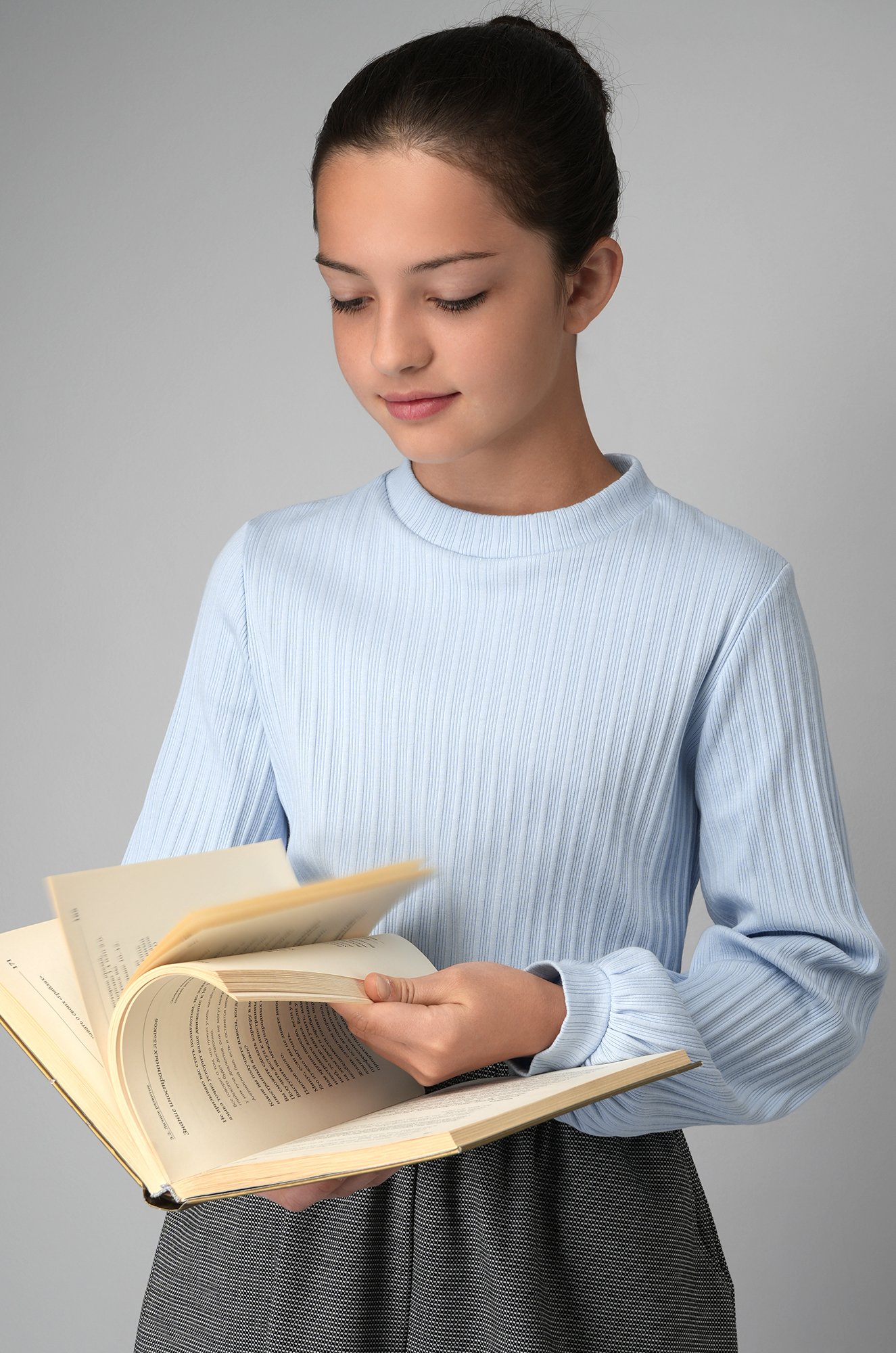 Блузка для девочки с длинным рукавом Happyfox