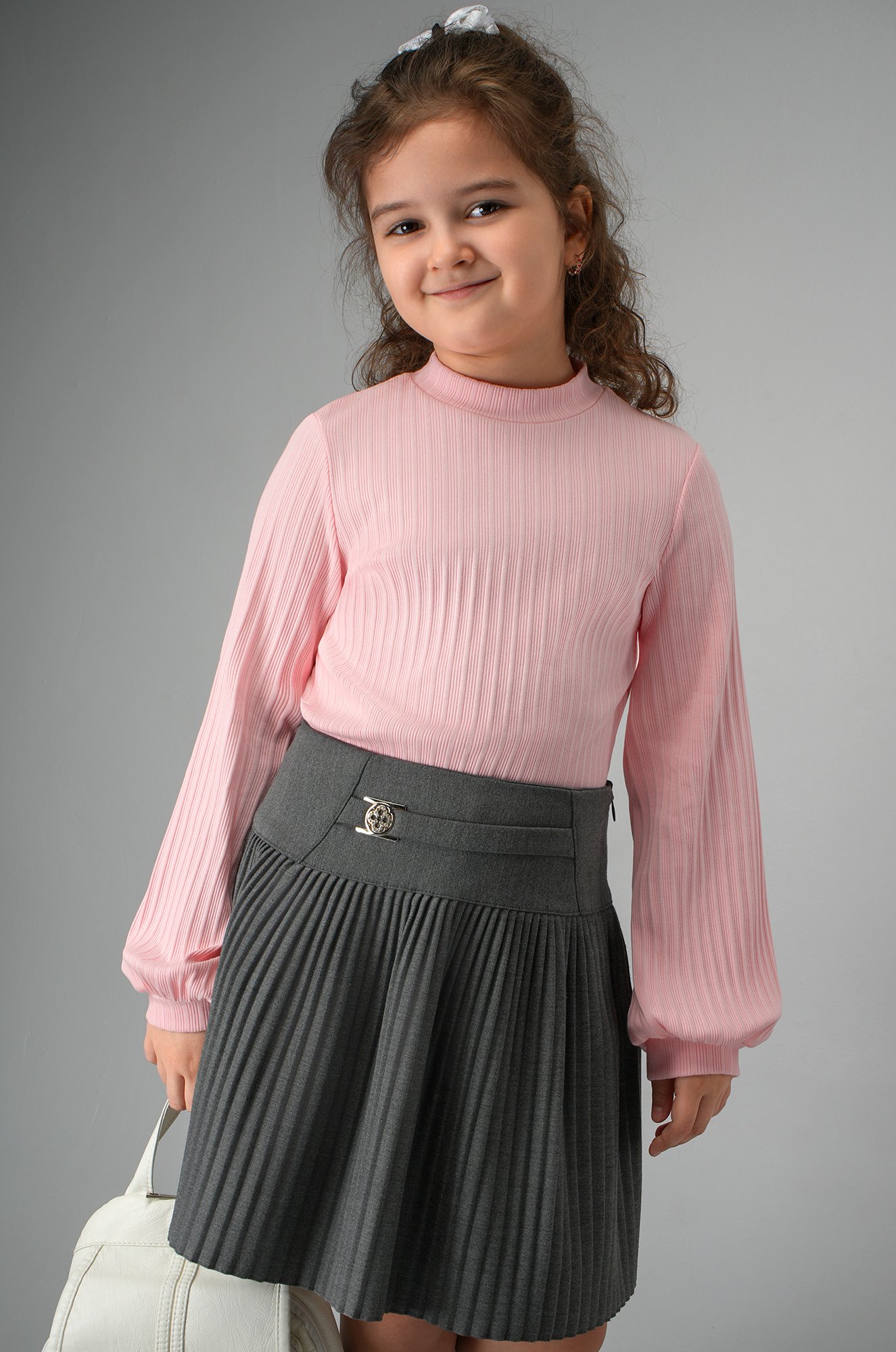 Блузка для девочки с длинным рукавом Happyfox