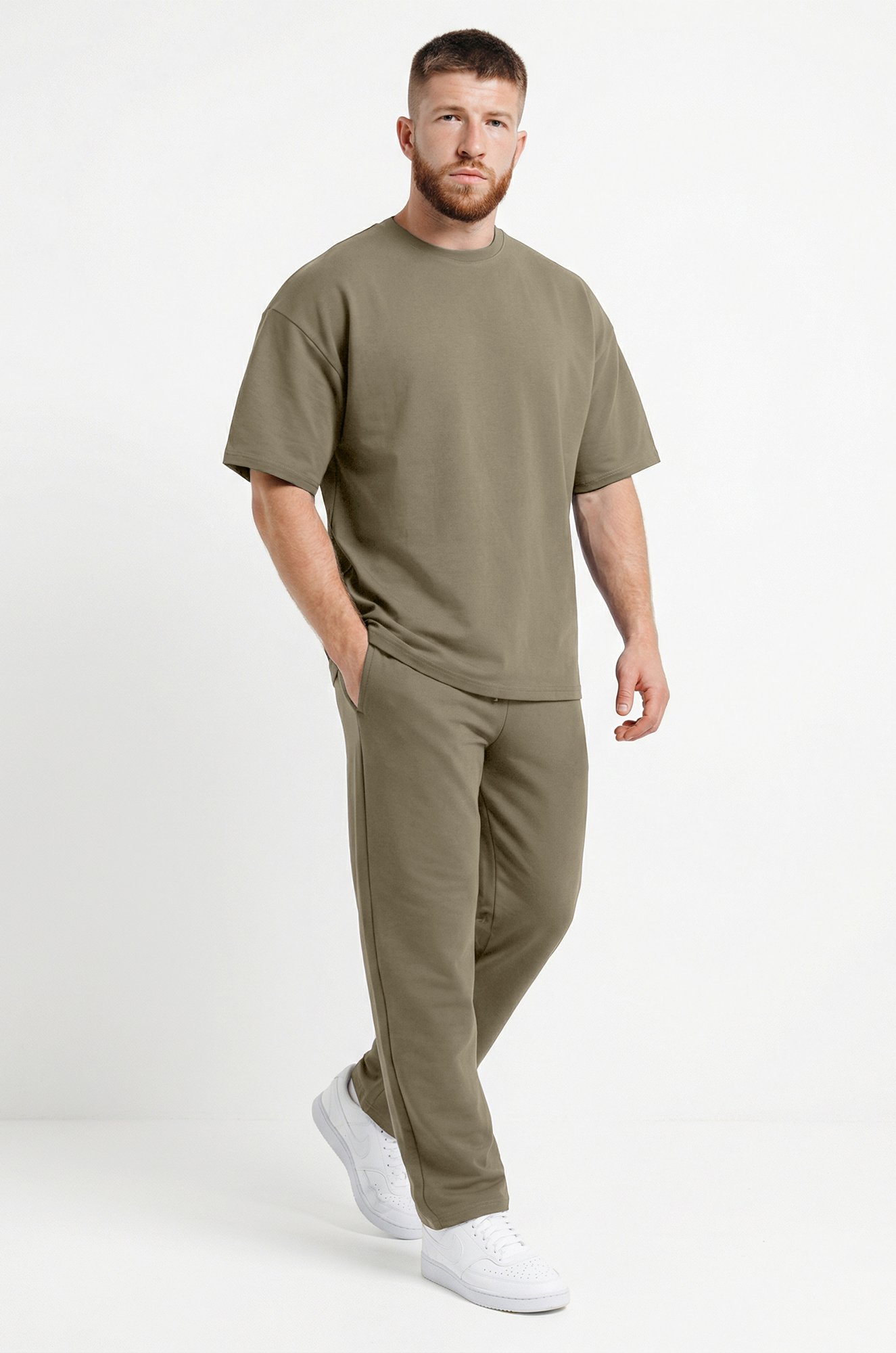 Мужской костюм из футера с брюками Happyfox