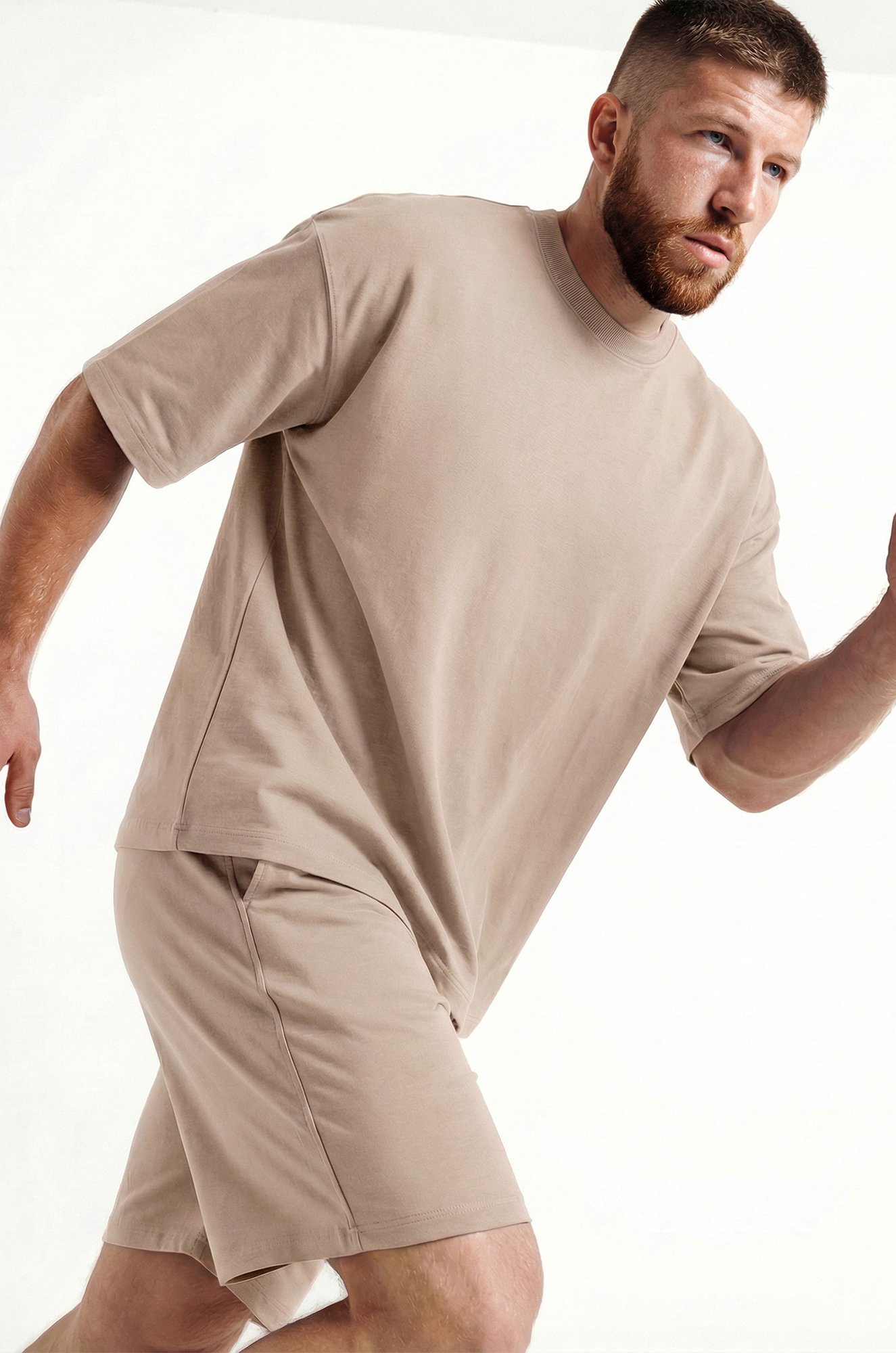 Мужской костюм из футера с шортами Happyfox