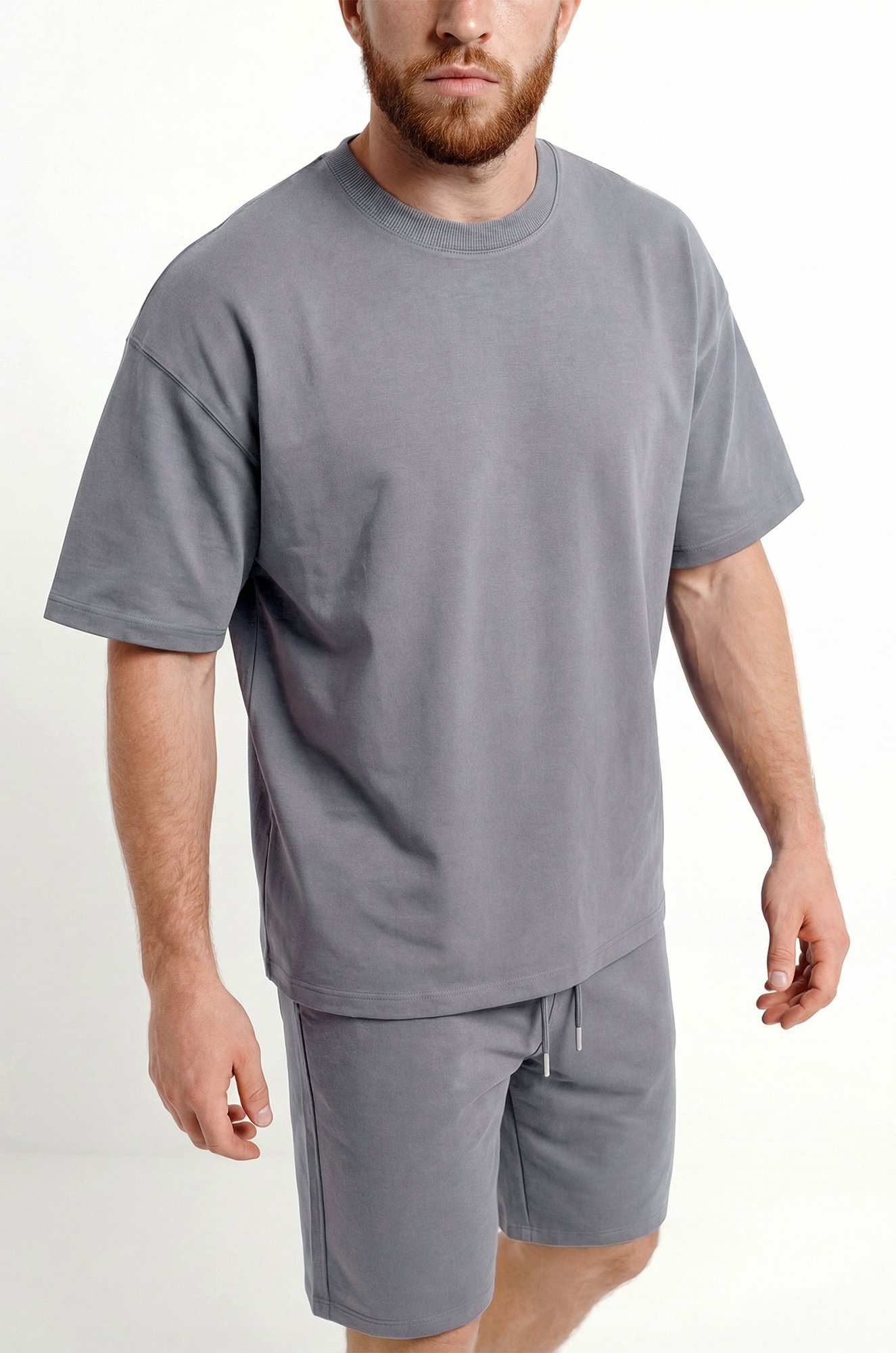 Мужской костюм из футера с шортами Happyfox