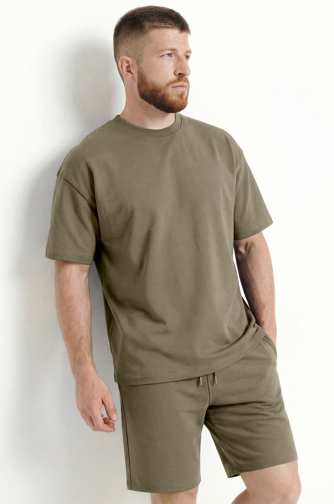 Мужской костюм из футера с шортами Happyfox