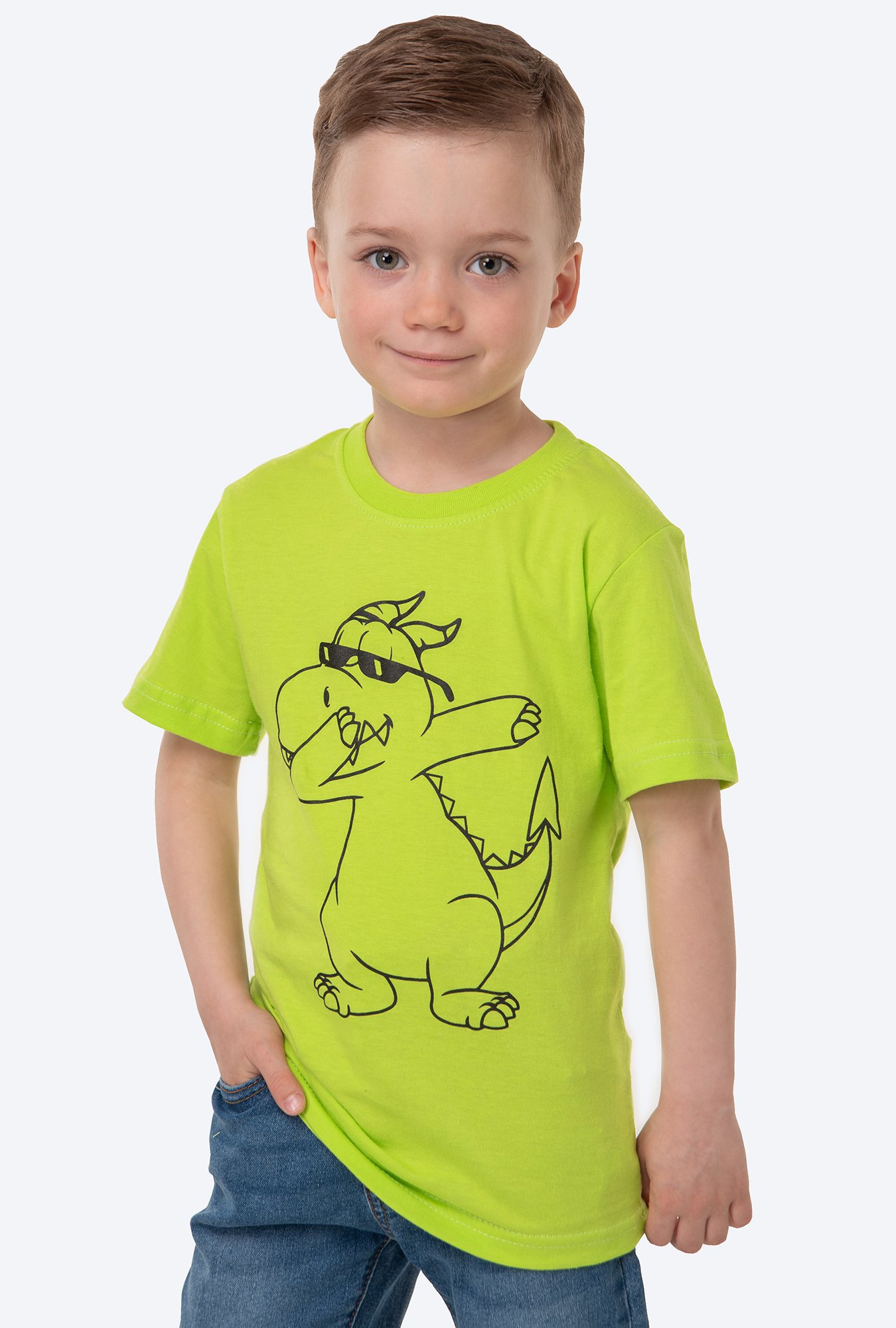 Детская хлопковая футболка Happy Fox