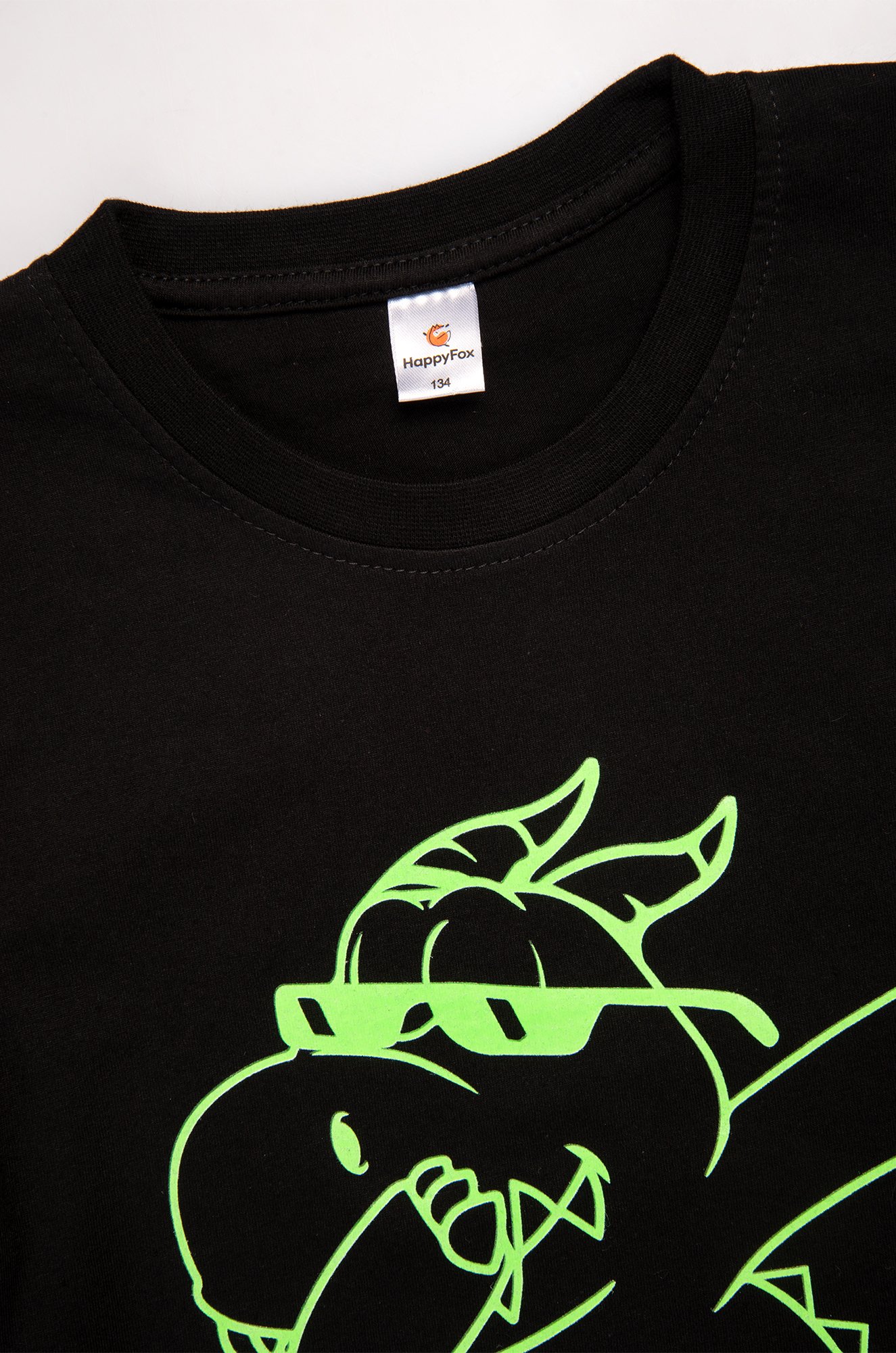 Детская хлопковая футболка Happyfox