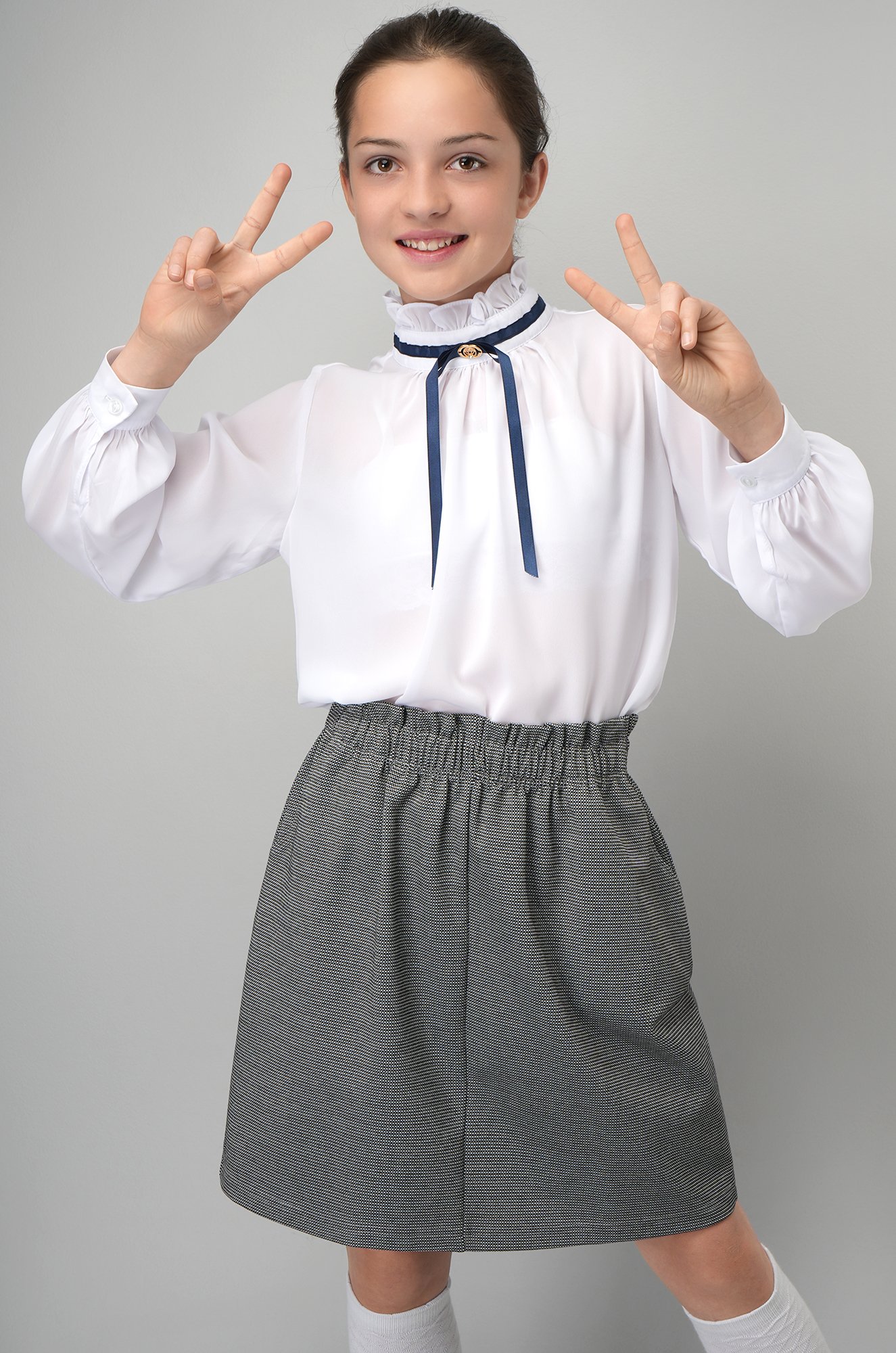 Школьная юбка для девочки Happyfox