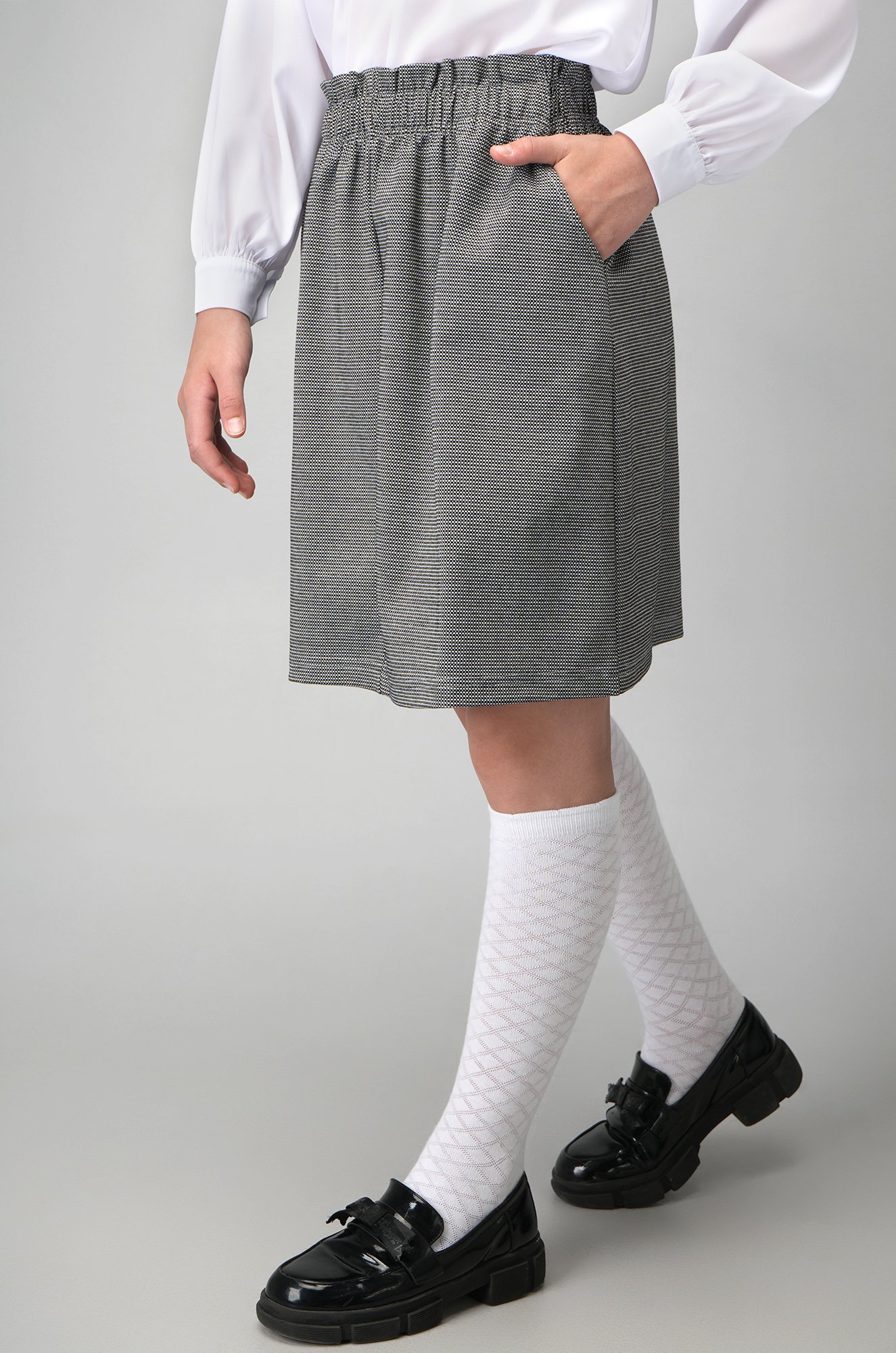 Школьная юбка для девочки Happyfox