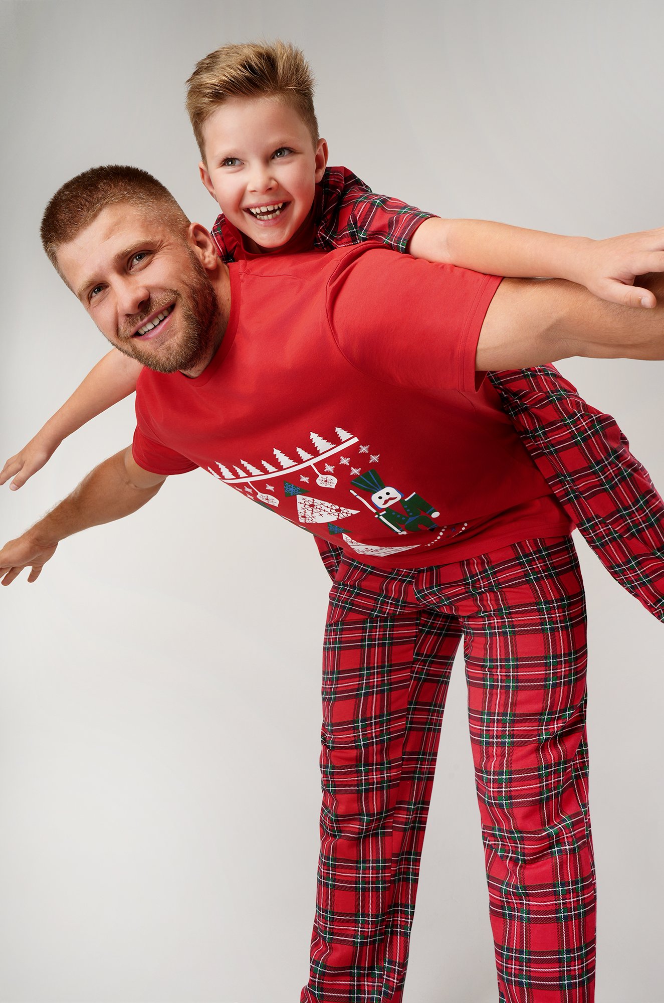 Новогодняя пижама для мальчика Happyfox