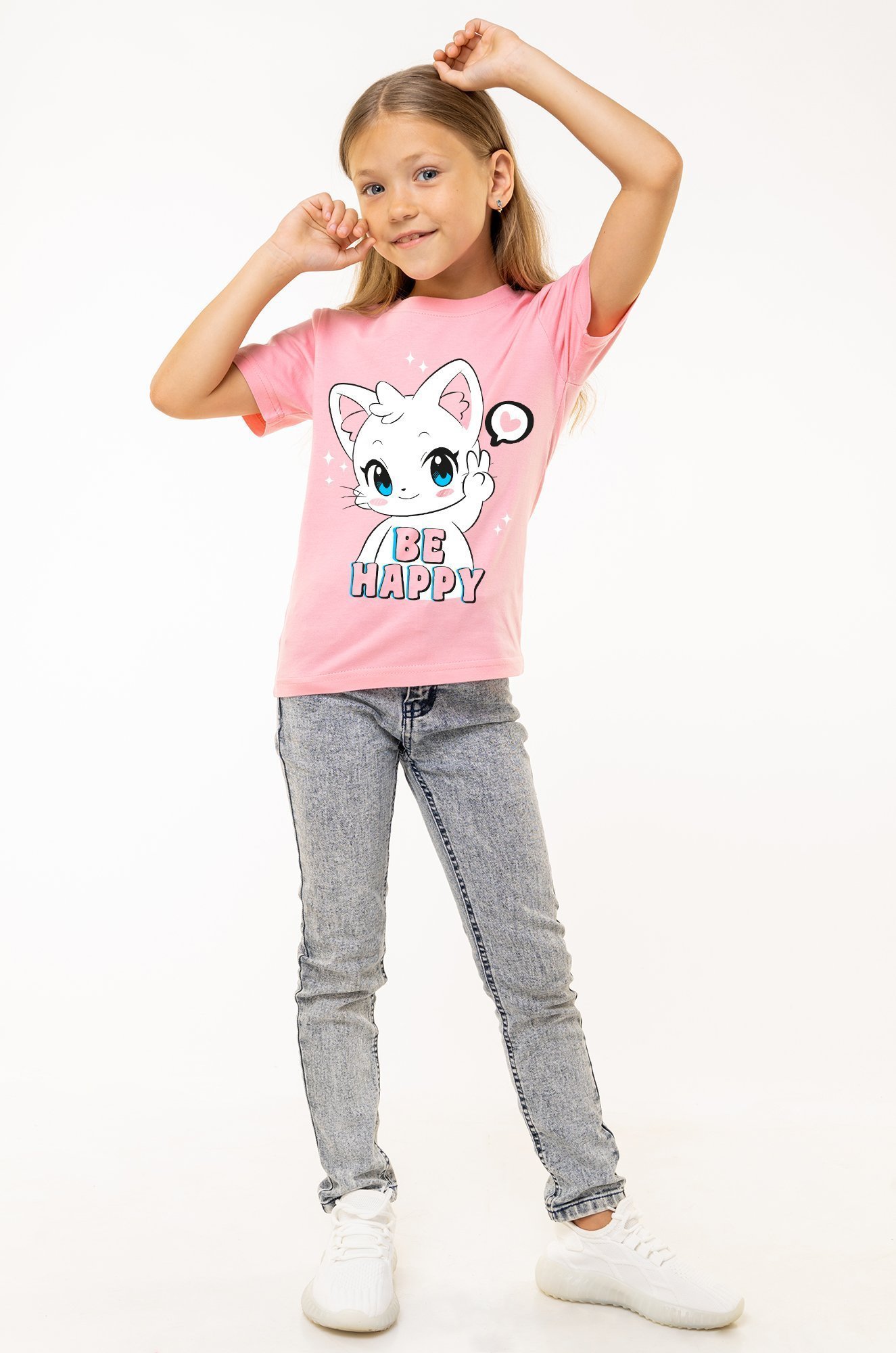 Набор футболок для девочки 3 шт Happyfox