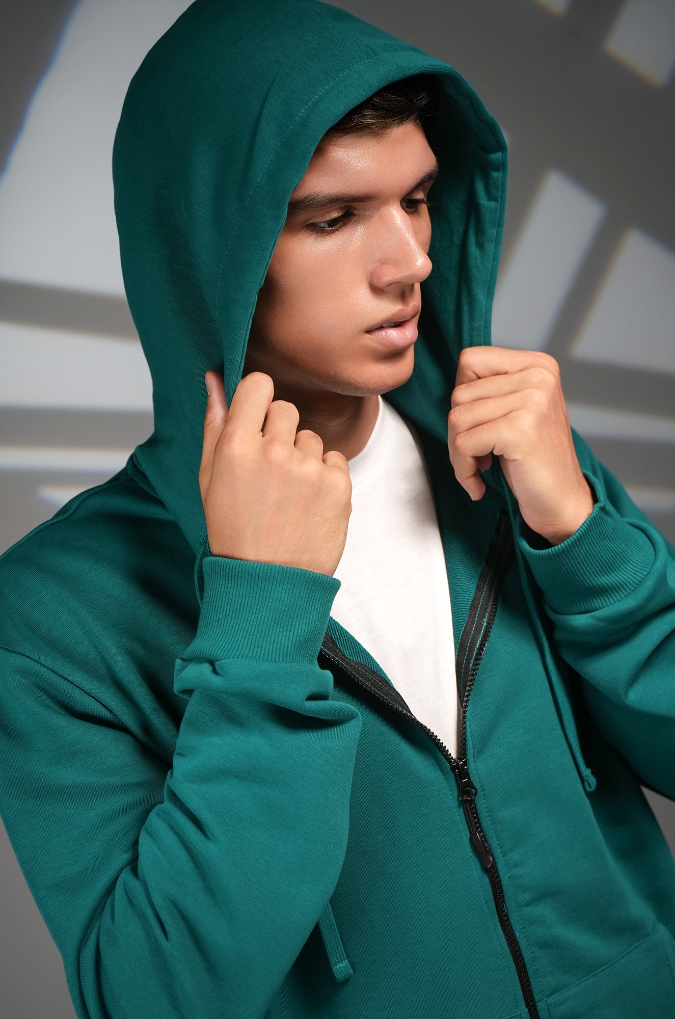 Мужской спортивный костюм из футера трехнитки Happyfox