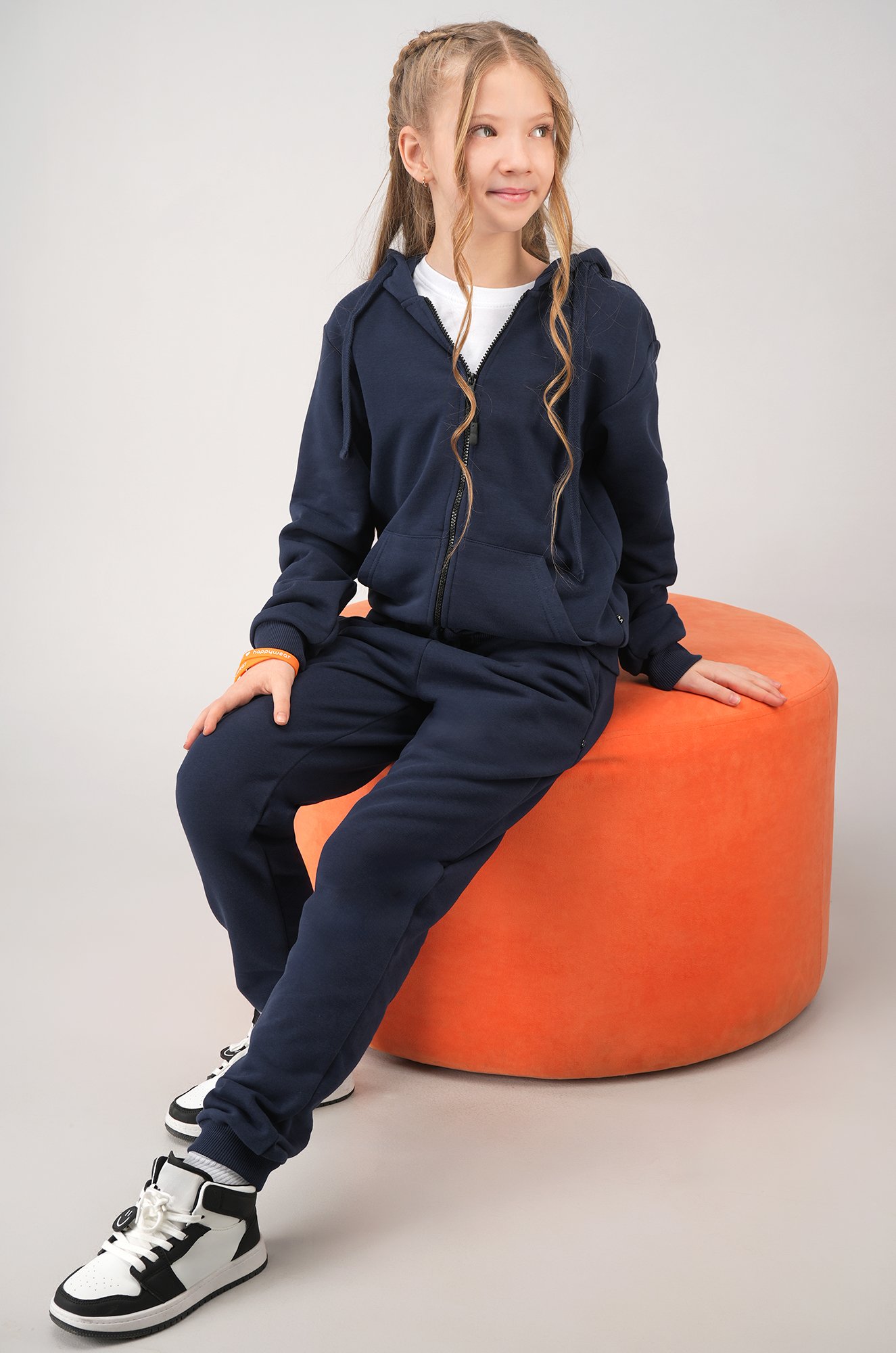 Детский спортивный костюм из футера трехнитки Happyfox