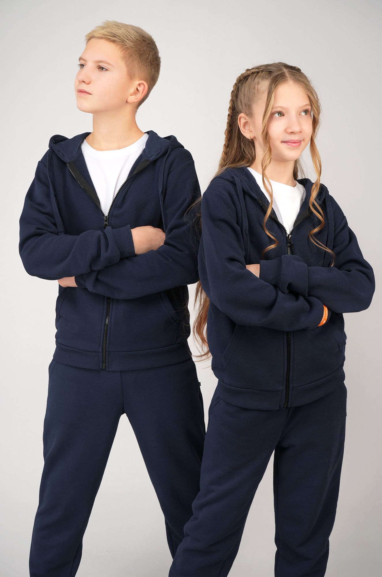 Детский спортивный костюм из футера трехнитки Happyfox