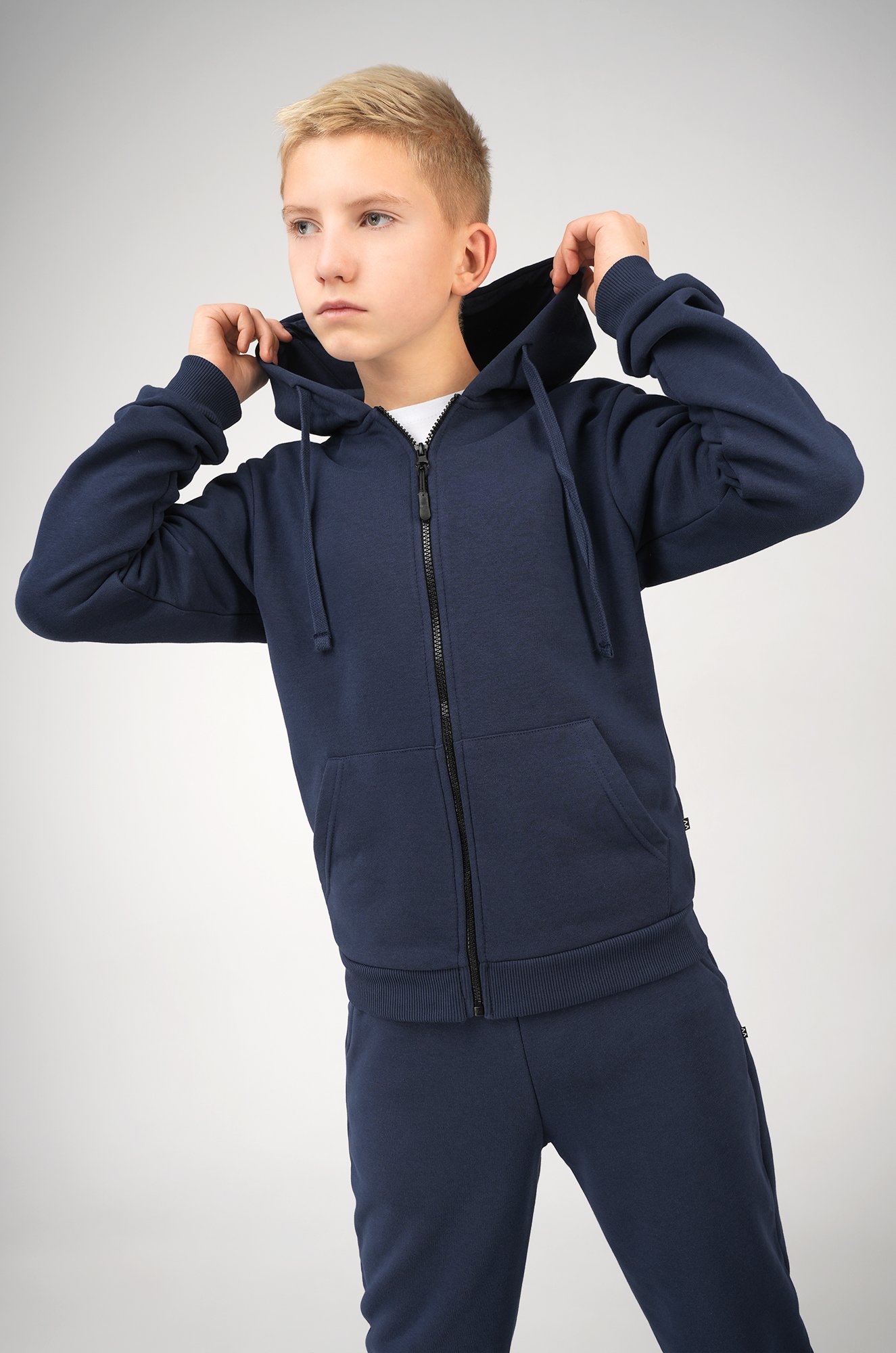 Детский спортивный костюм из футера трехнитки Happyfox