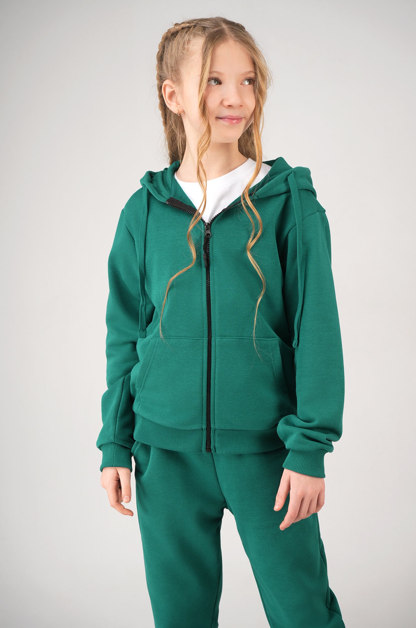 Детский спортивный костюм из футера трехнитки Happyfox