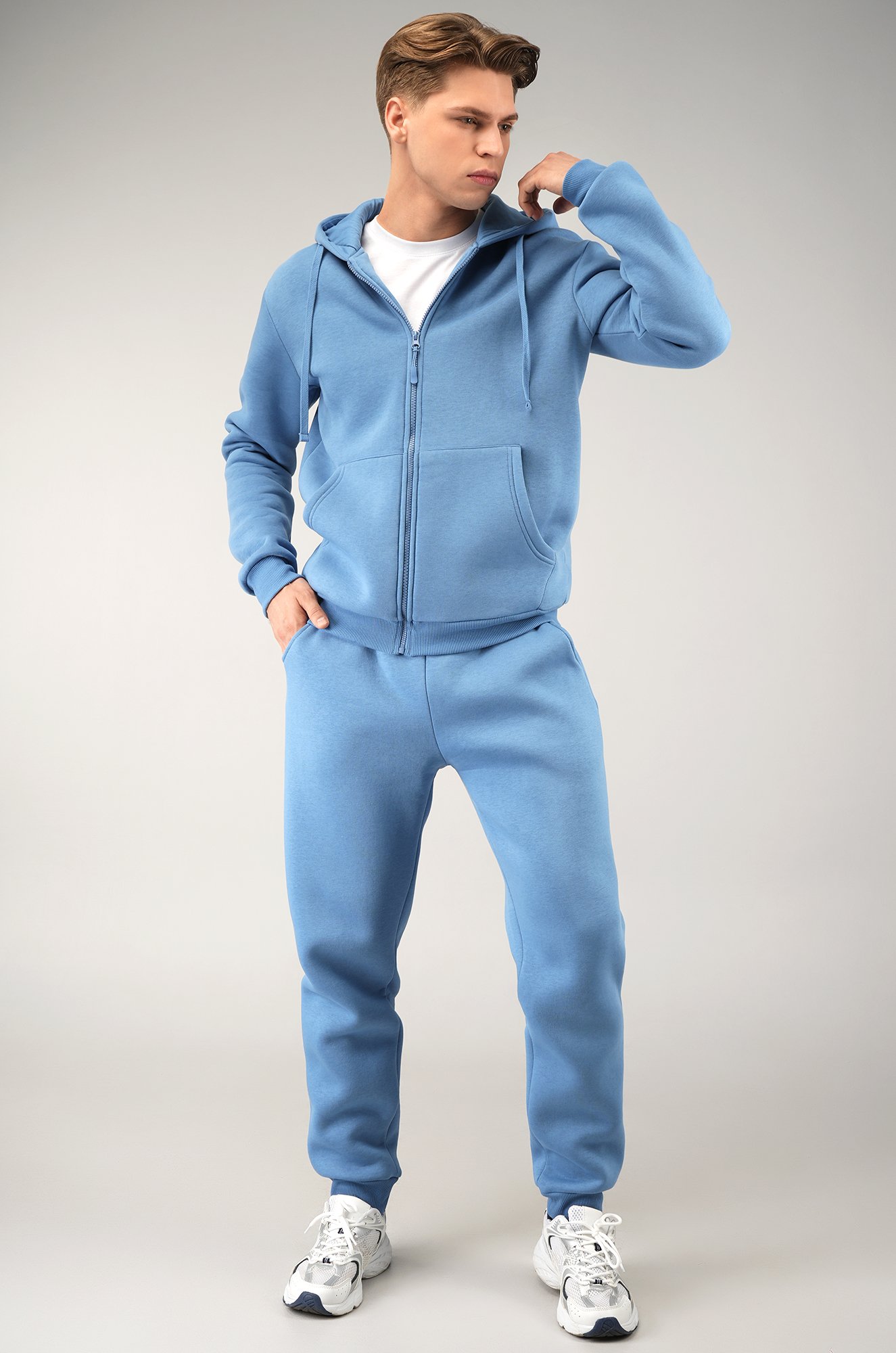 Мужской костюм из футера с начесом Happyfox