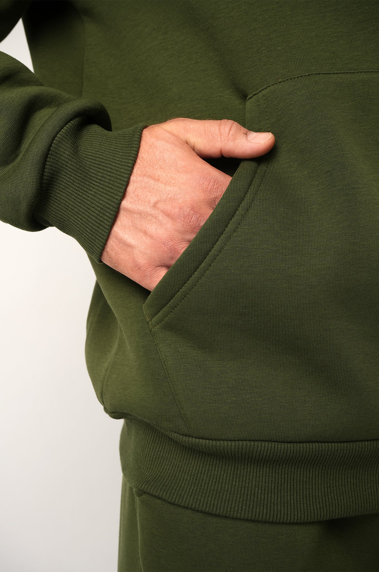 Теплый мужской костюм из футера с начесом Happyfox