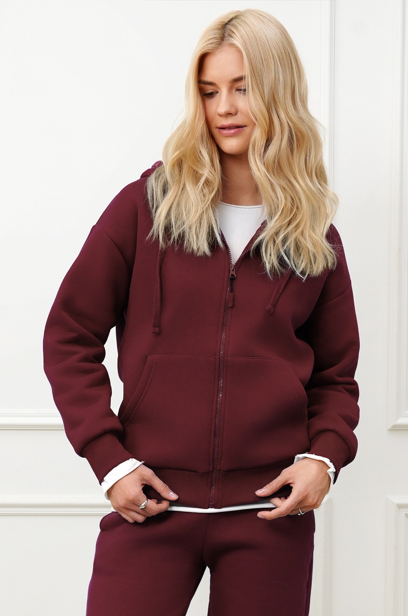 Женский костюм из футера с начесом Happyfox