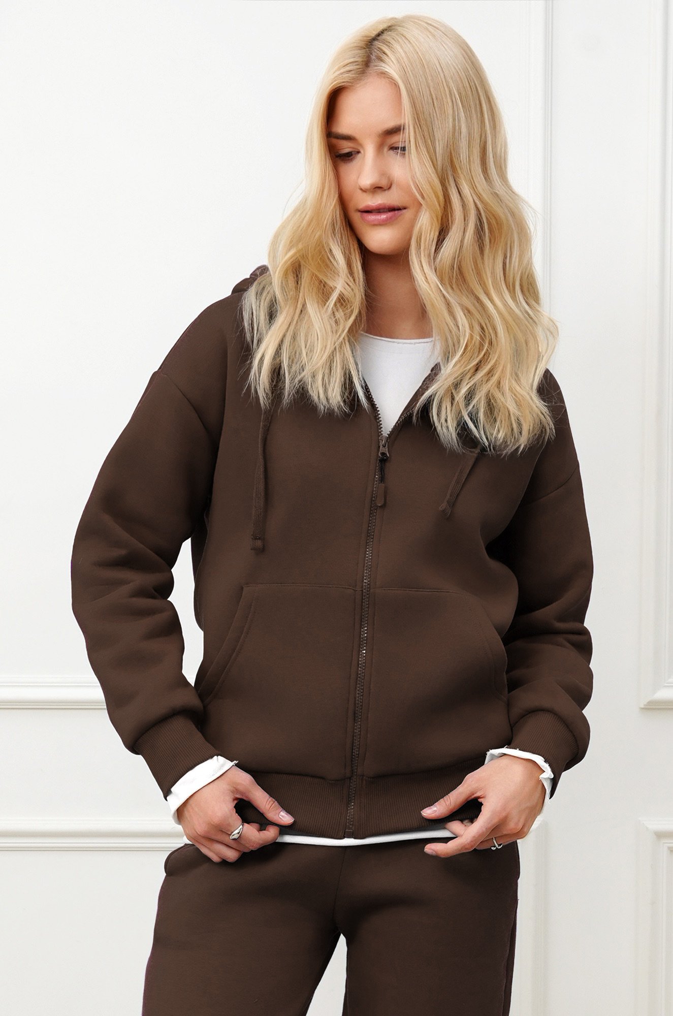 Женский костюм из футера с начесом Happyfox