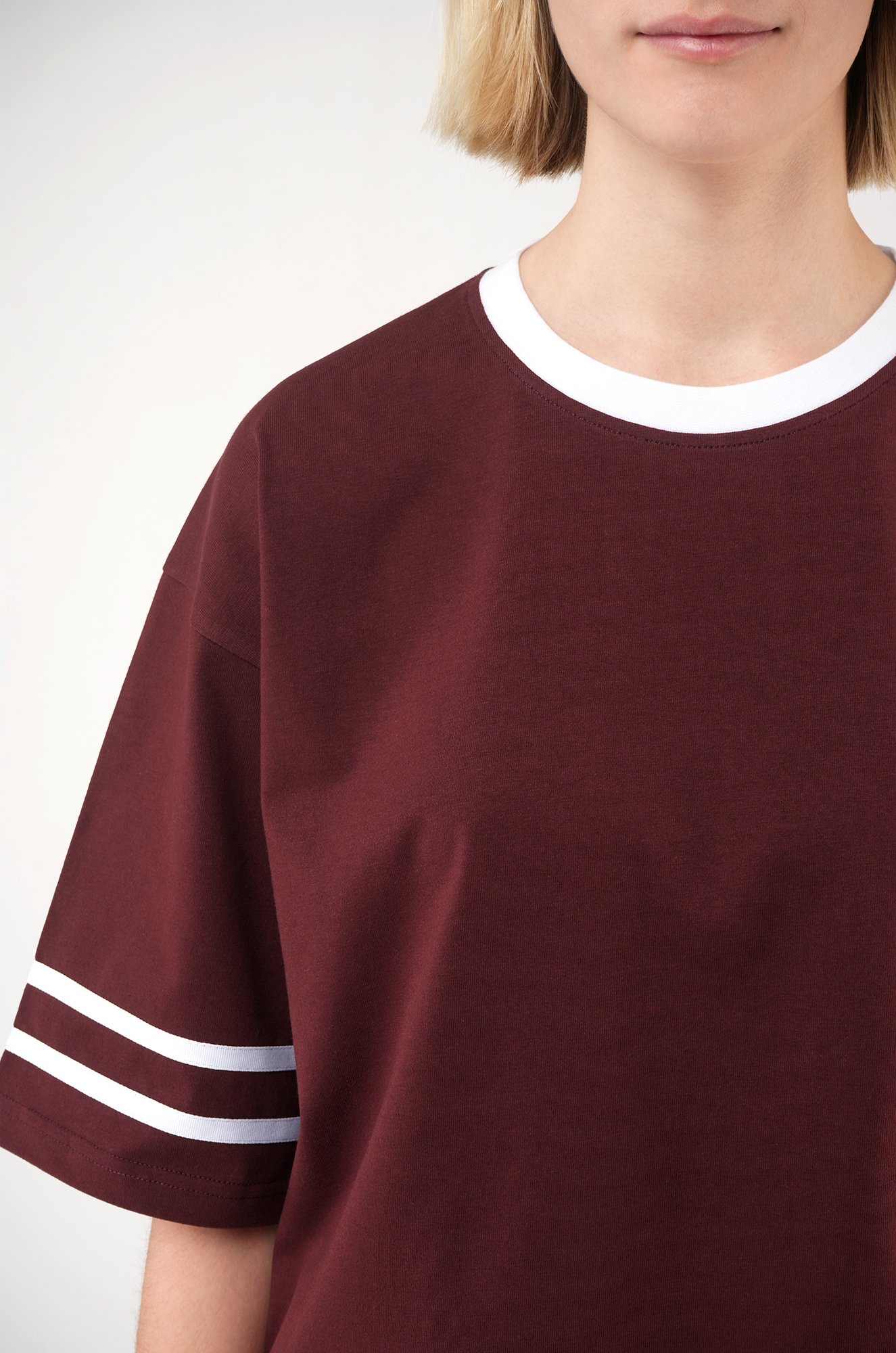 Женский костюм оверсайз из хлопка Happyfox