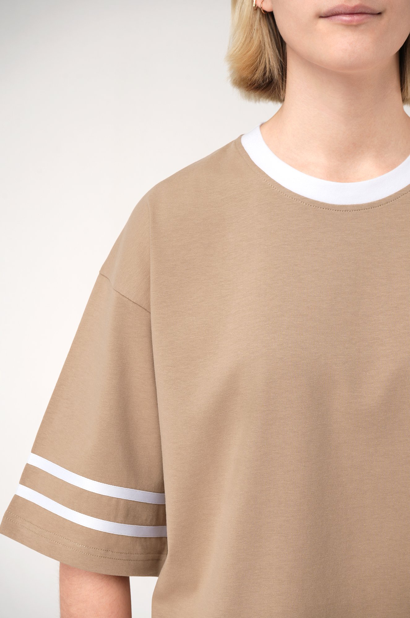 Женский костюм оверсайз из хлопка Happyfox