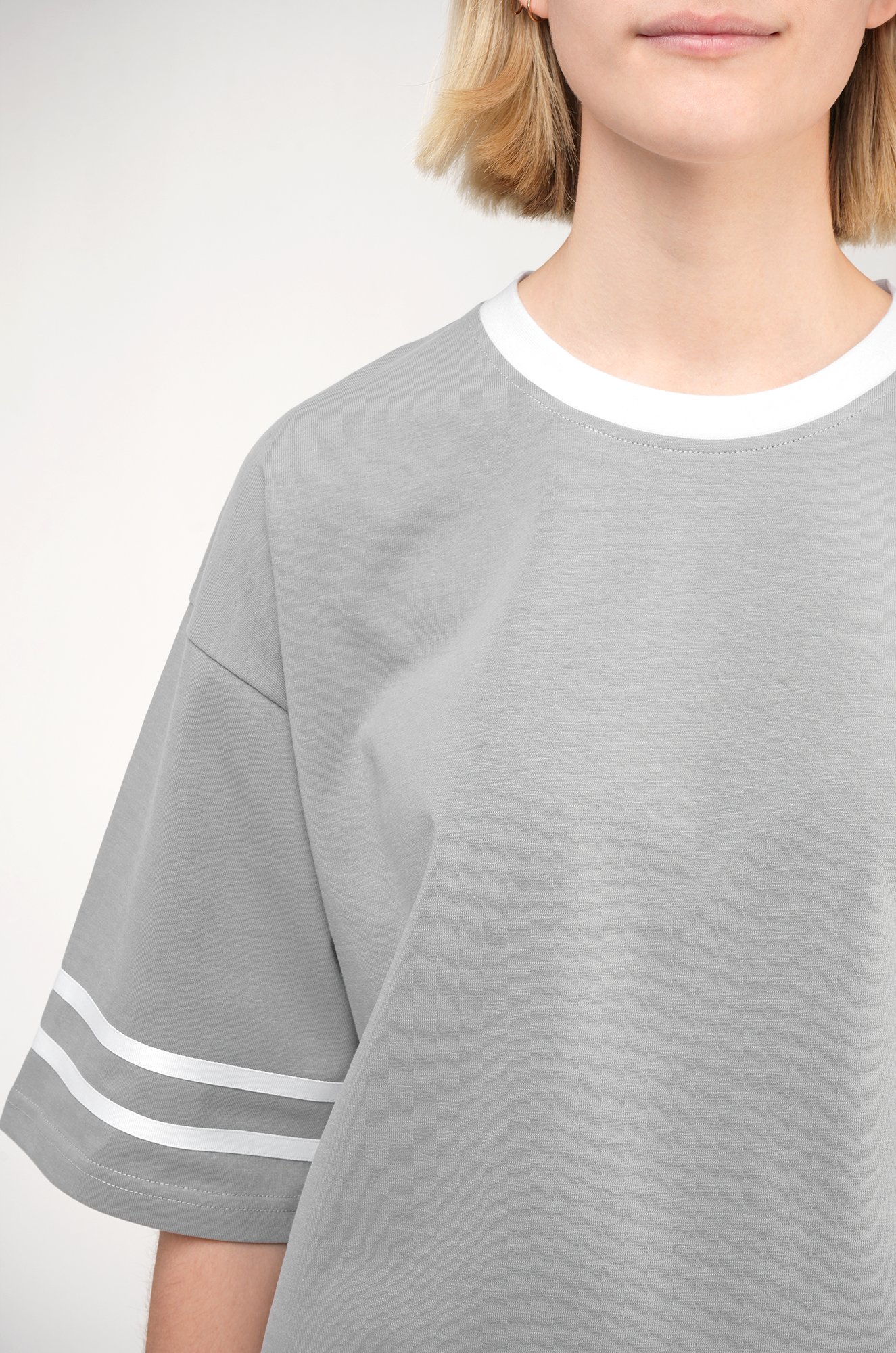 Женский костюм оверсайз из хлопка Happyfox